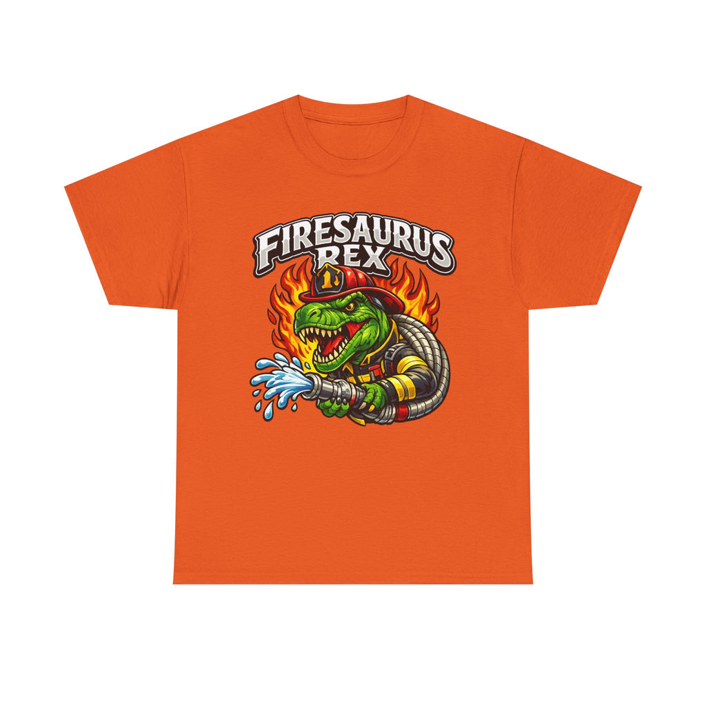 Firesaurus Rex T-Shirt — Funny Firefighter Dinosaur Tee