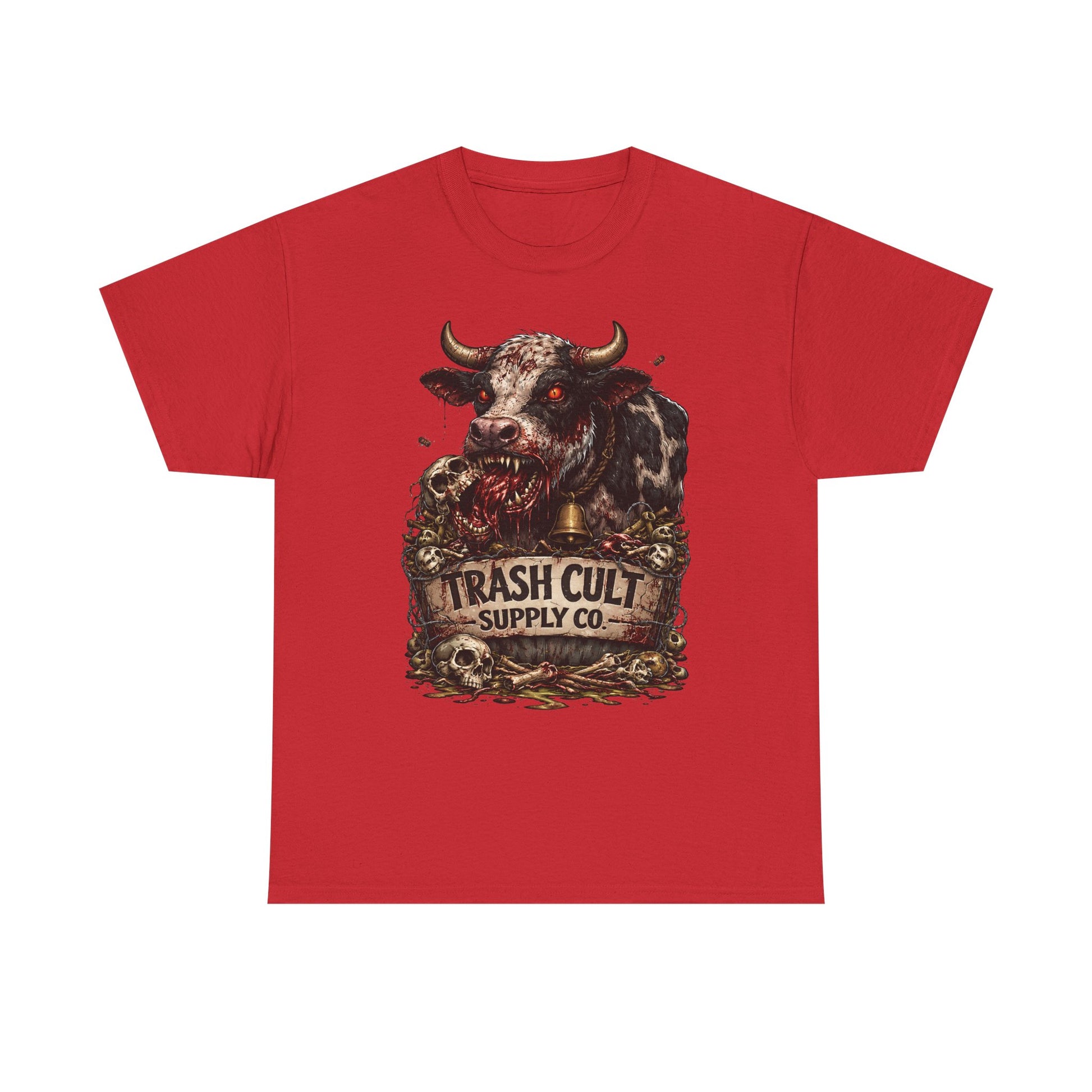 Trash Cult Supply Co. Cow Skull Tee