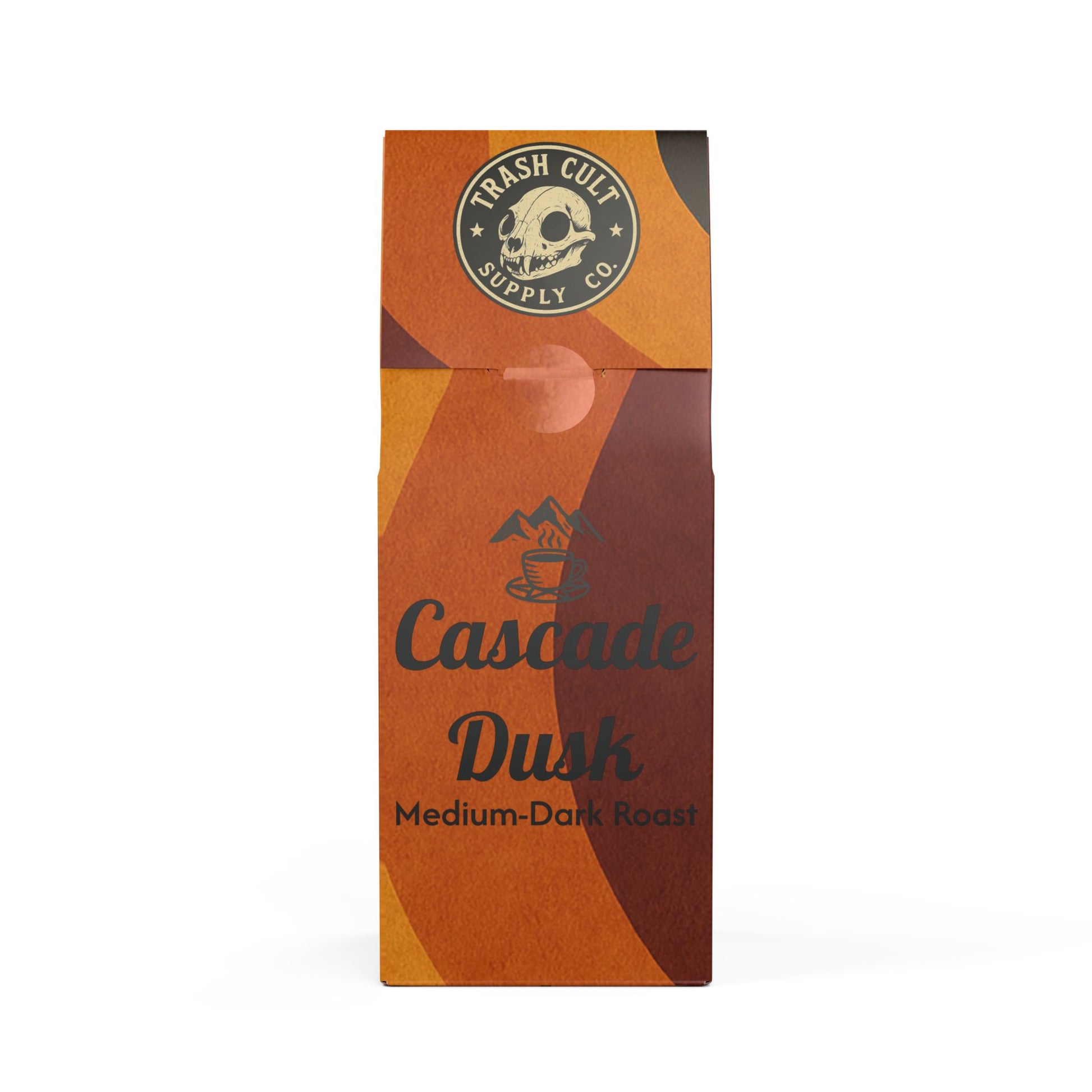 🌒 Cascade Dusk – Medium-Dark Roast Coffee (12oz)