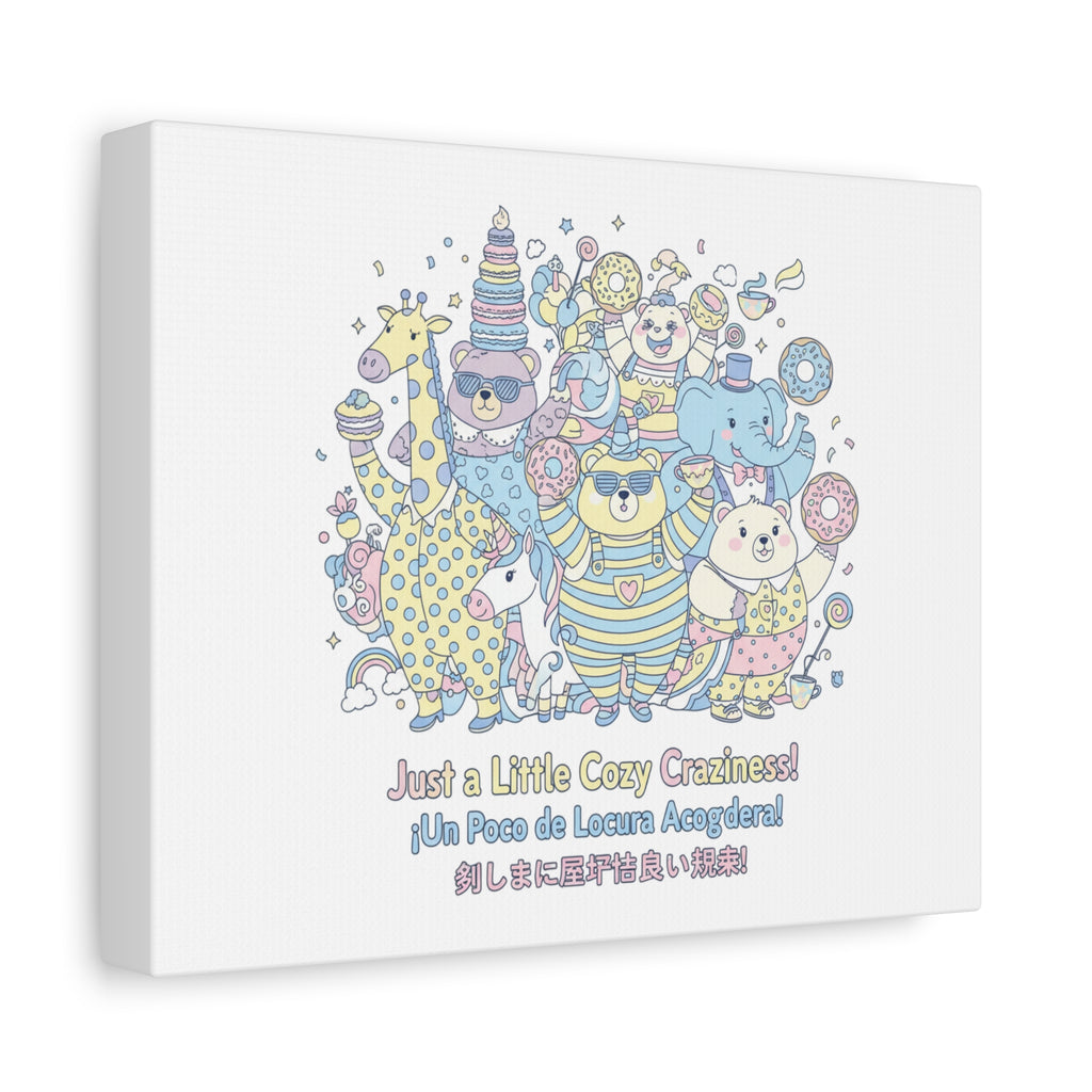 Cozy Craziness Canvas | mildly unhinged cute, whimsical weird