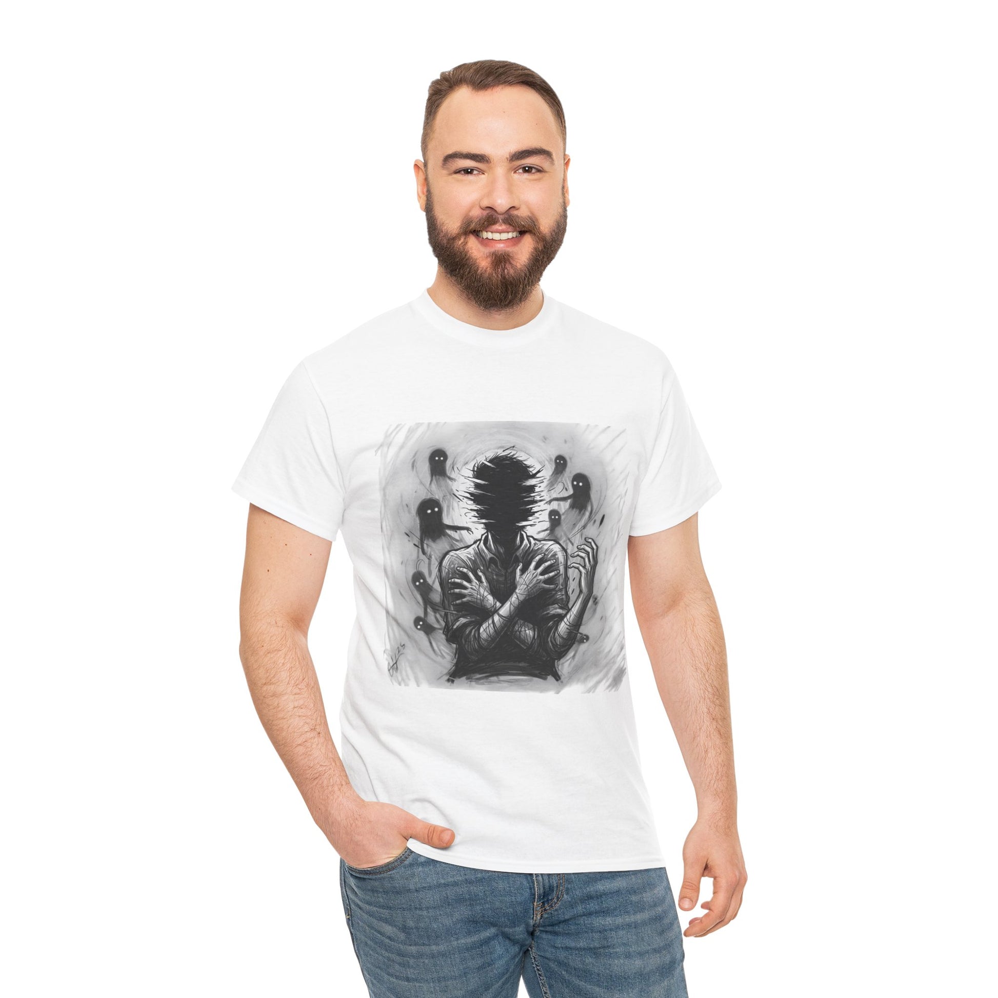Xian Allen x Trash Cult Shirt – “Don’t Let Them In” | Ghost Spiral Emotional Horror Tee