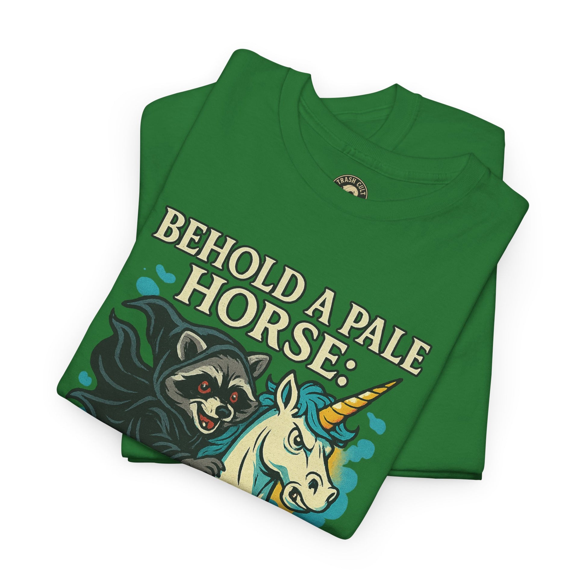 Behold a Pale Horse – Raccoon of Death Shirt | Gildan 5000 Unisex Tee