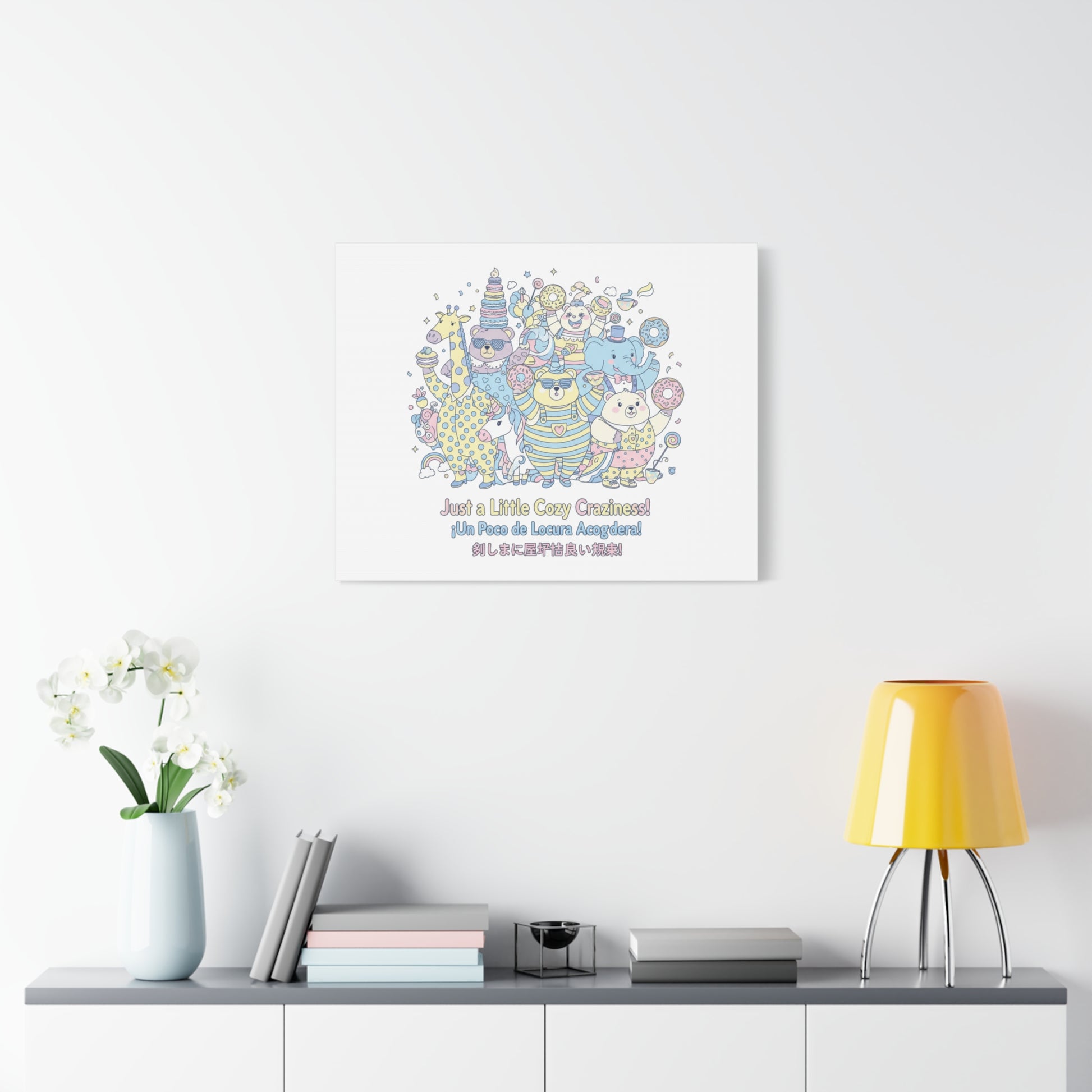 Cozy Craziness Canvas | mildly unhinged cute, whimsical weird