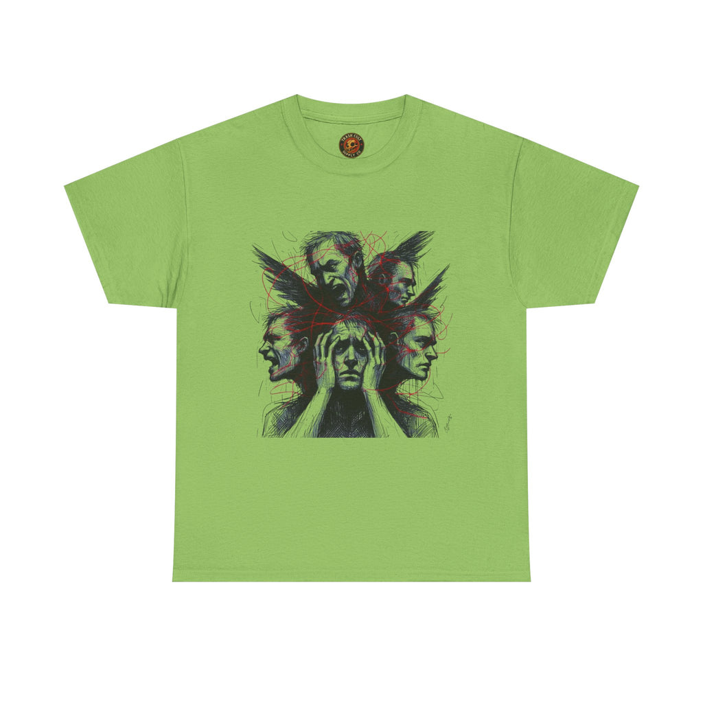 Xian Allen x Trash Cult Shirt – “Loud Inside My Head” | Dark Illustrative Art Tee