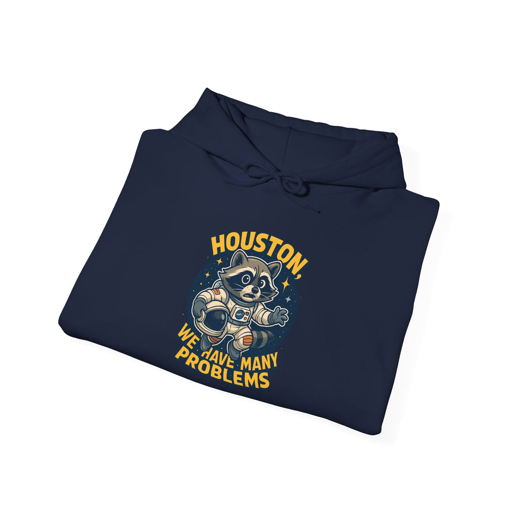Houston Problems Hoodie, Unisex Sweatshirt, Space Lover Gift, Cozy Hoodie for Stargazing, Funny Sweatshirt for Astronaut Fans
