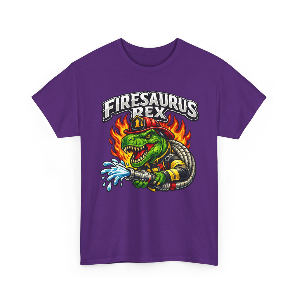 Firesaurus Rex T-Shirt — Funny Firefighter Dinosaur Tee