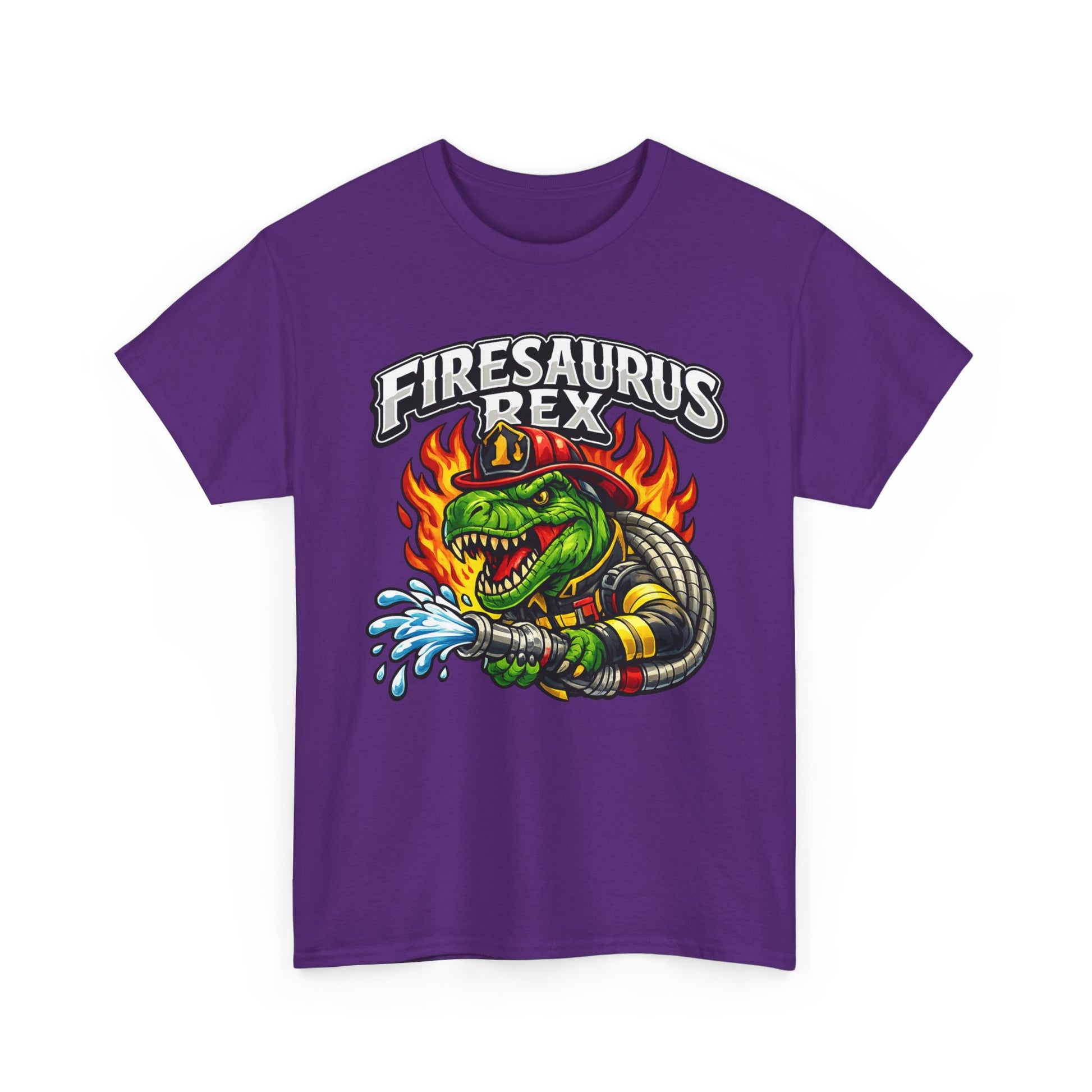 Firesaurus Rex T-Shirt — Funny Firefighter Dinosaur Tee