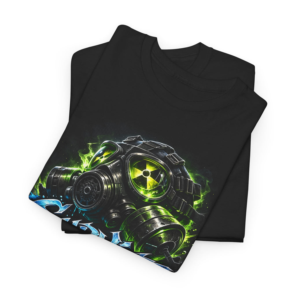 Survive Gas Mask T-Shirt — Post-Apocalyptic Gaming Tee