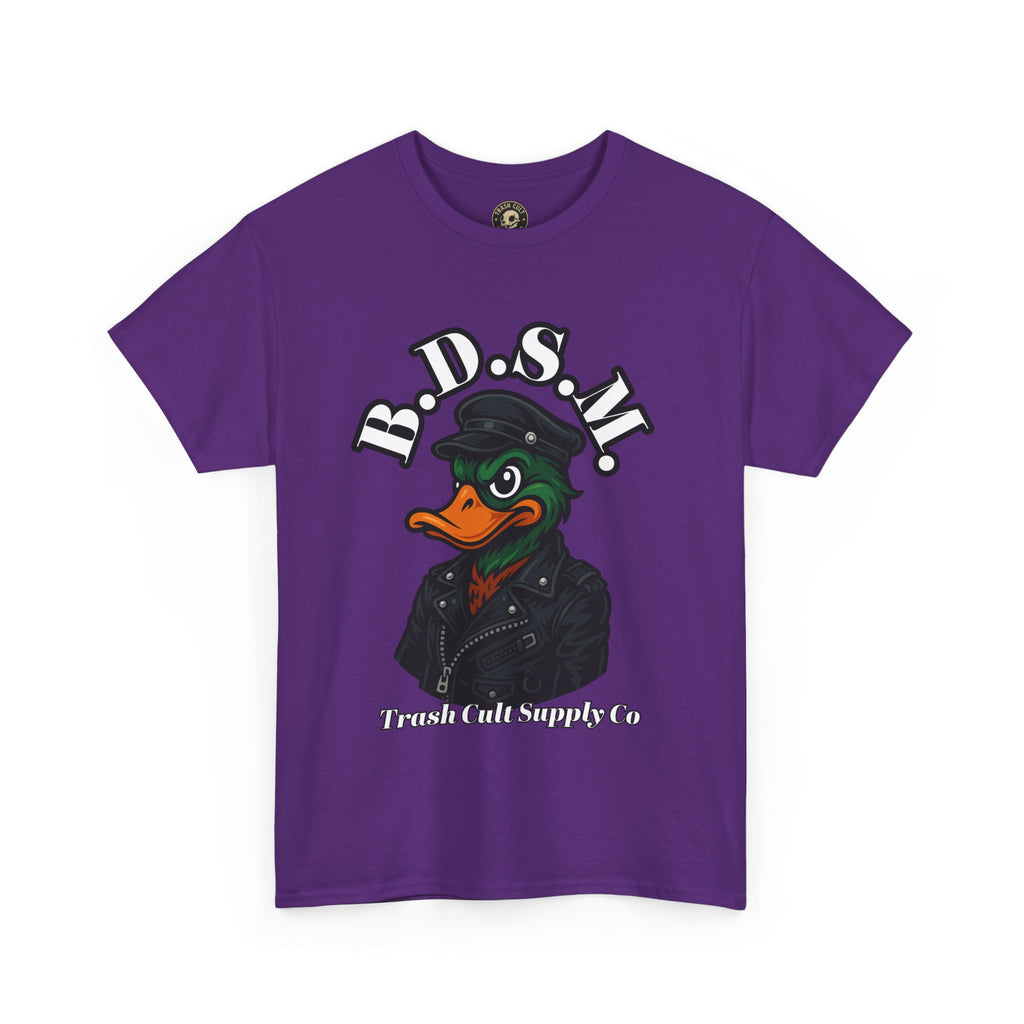 BDSM Mallard Duck Biker Shirt – Funny Biker Duck Tee on Gildan 5000