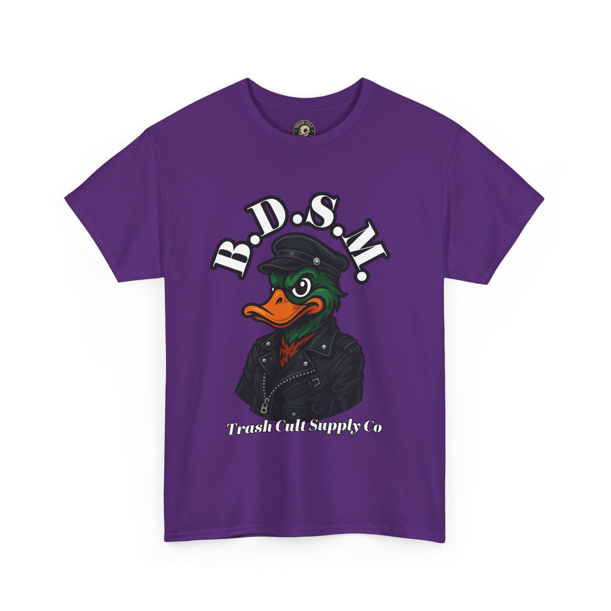 BDSM Mallard Duck Biker Shirt – Funny Biker Duck Tee on Gildan 5000