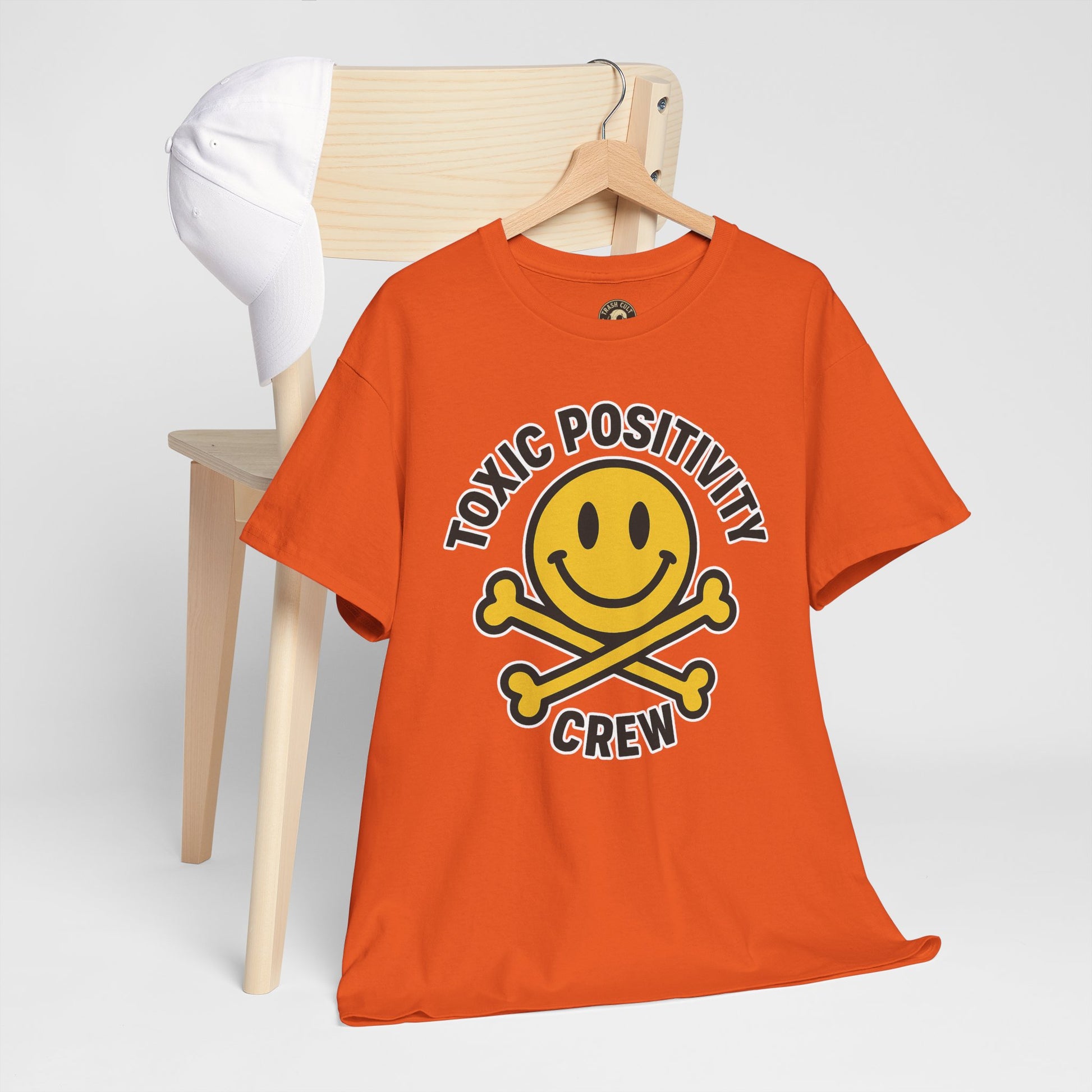 Toxic Positivity Tee | Fun Graphic Shirt for Casual Wear, Gifts, Festivals, Anti-Toxic Vibes, Everyday Style, Unisex T-Shirt