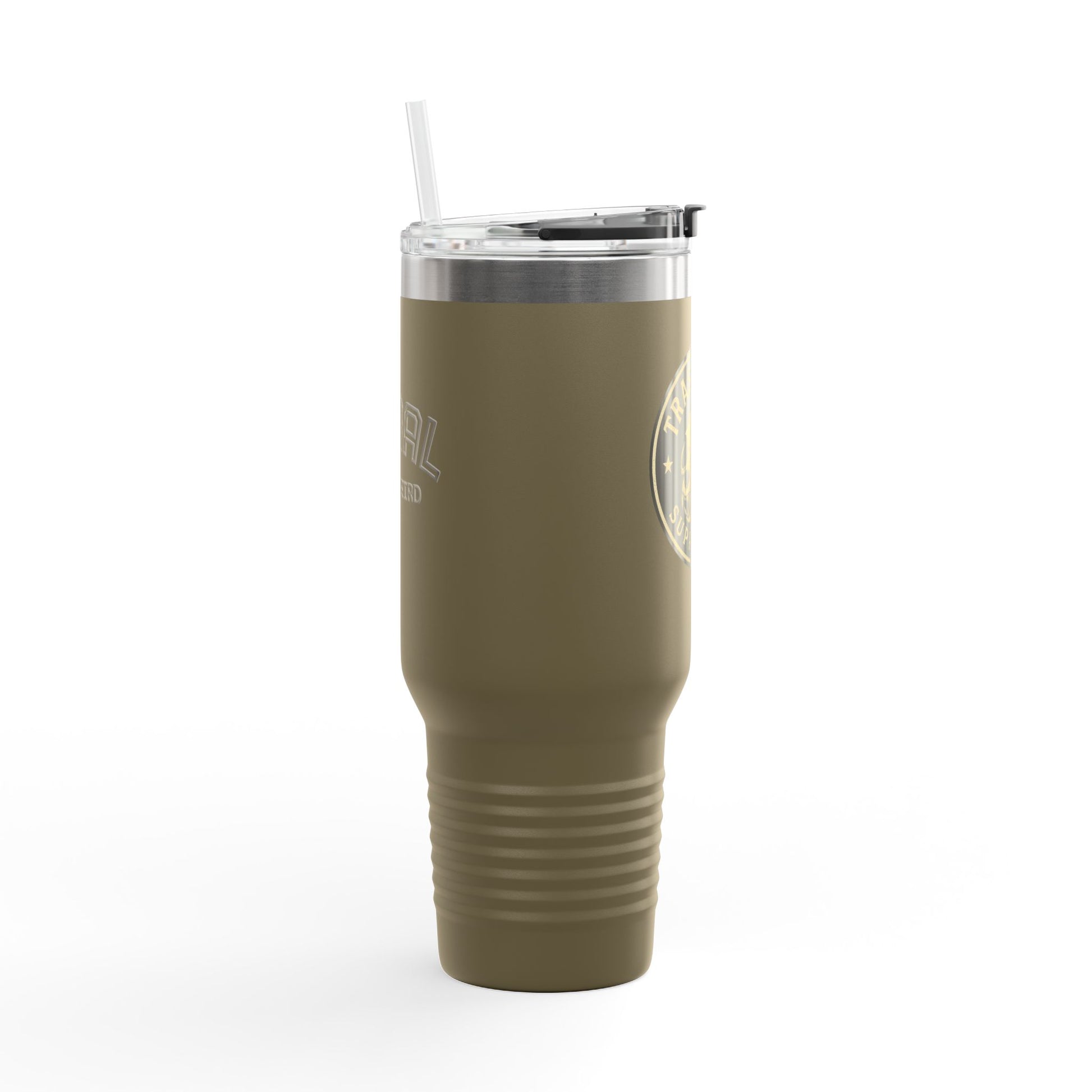 40oz Insulated Travel Mug with Handle – Leak-Proof Stainless Steel Tumbler for Hot & Cold Drinks | Trash Cult / FERAL Edition