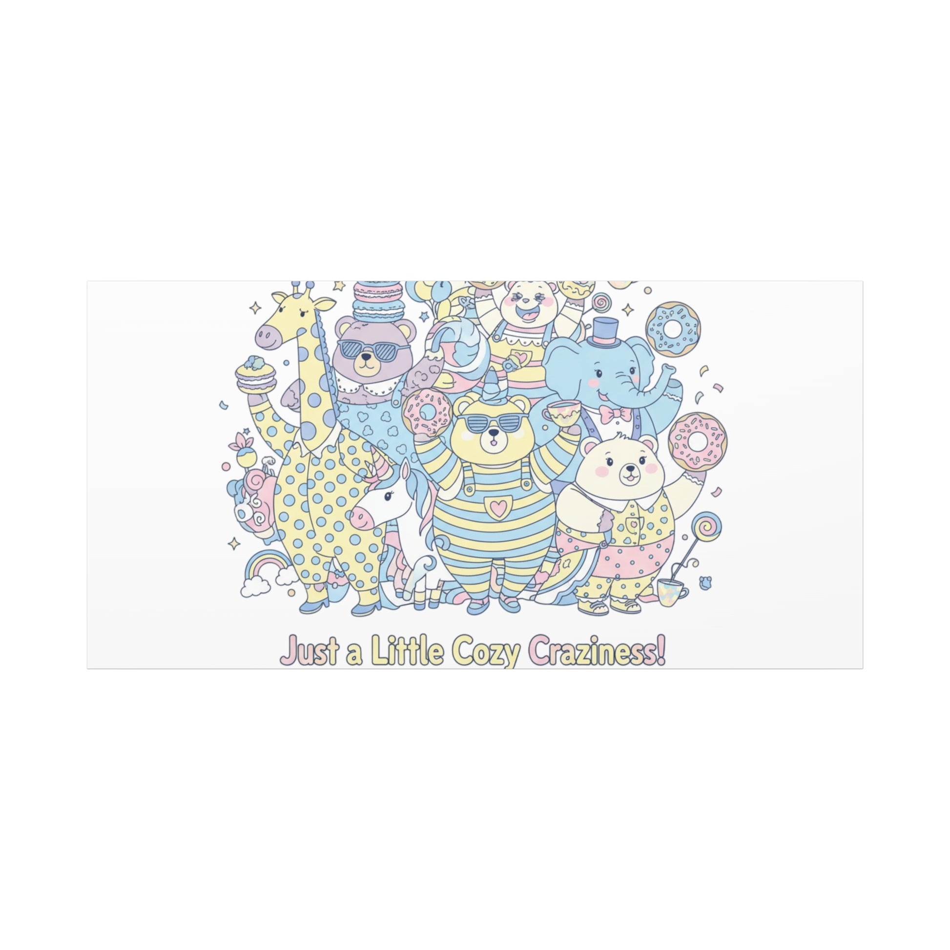 Cozy Craziness Canvas | mildly unhinged cute, whimsical weird