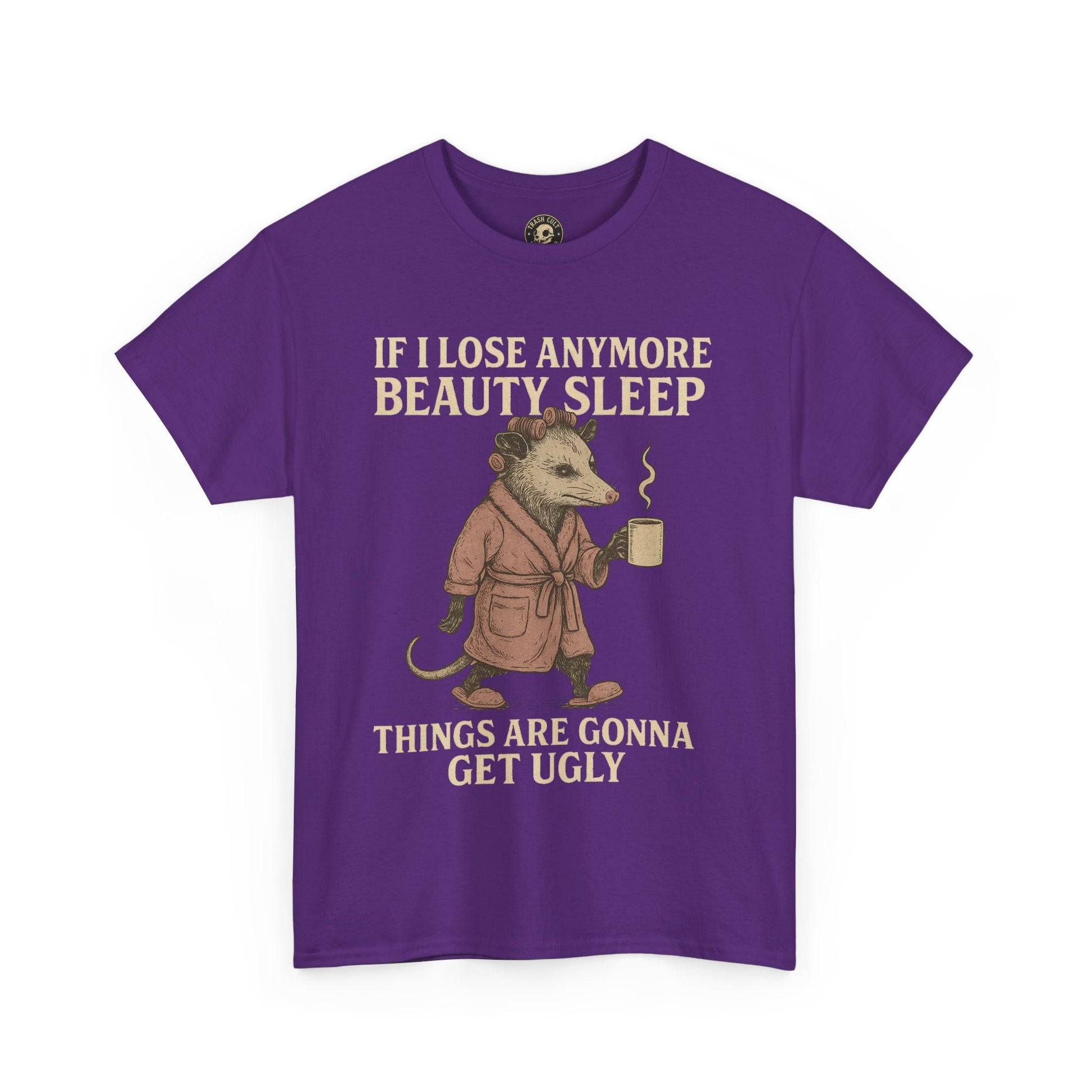 Funny Unisex Heavy Cotton Tee - "If I Lose Anymore Beauty Sleep, Things Are Gonna Get Ugly" - Gift, Sleepwear, Humor, Casual Wear, [...]