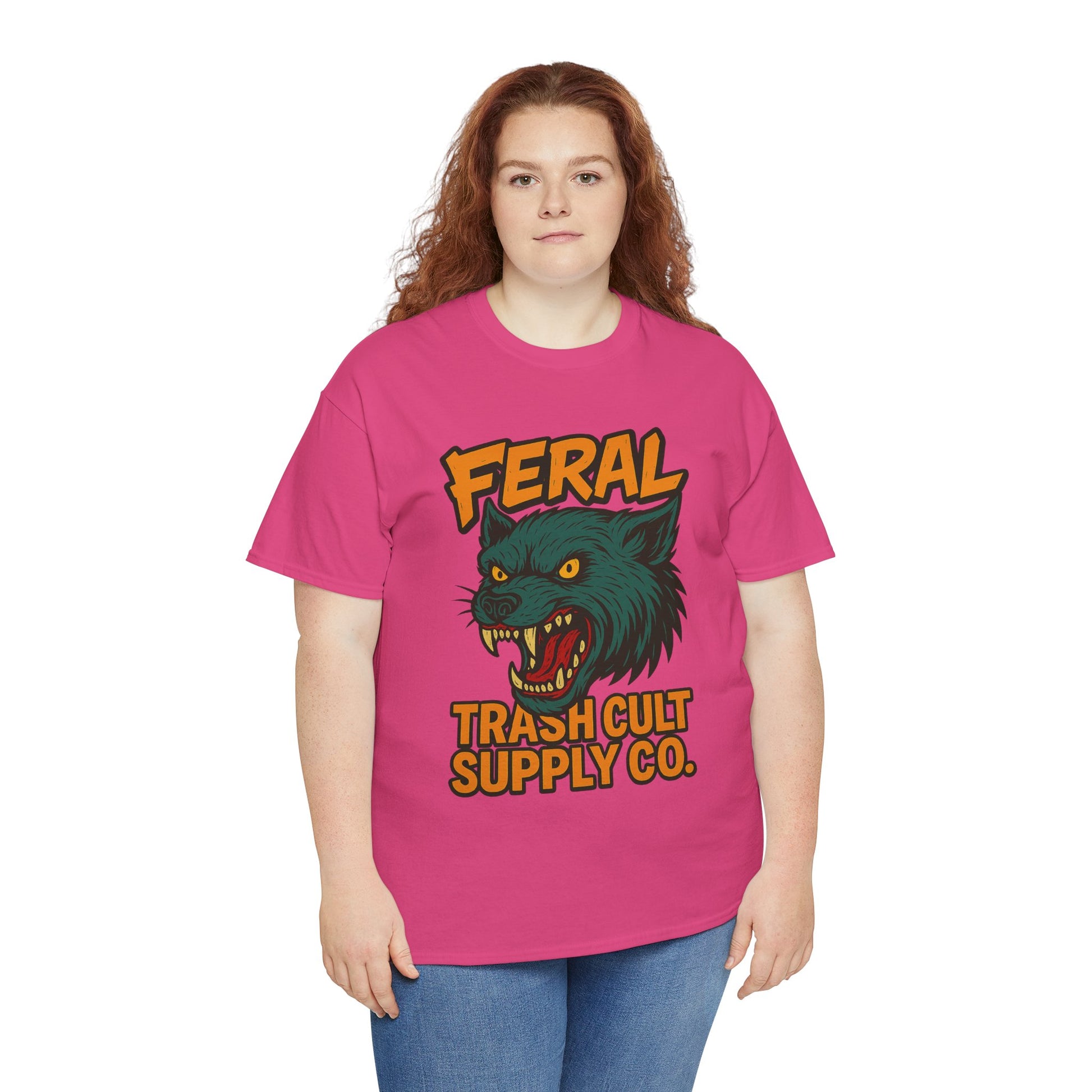 FERAL Wolverine Shirt – Trash Cult Graffiti Tee (Gildan 5000)