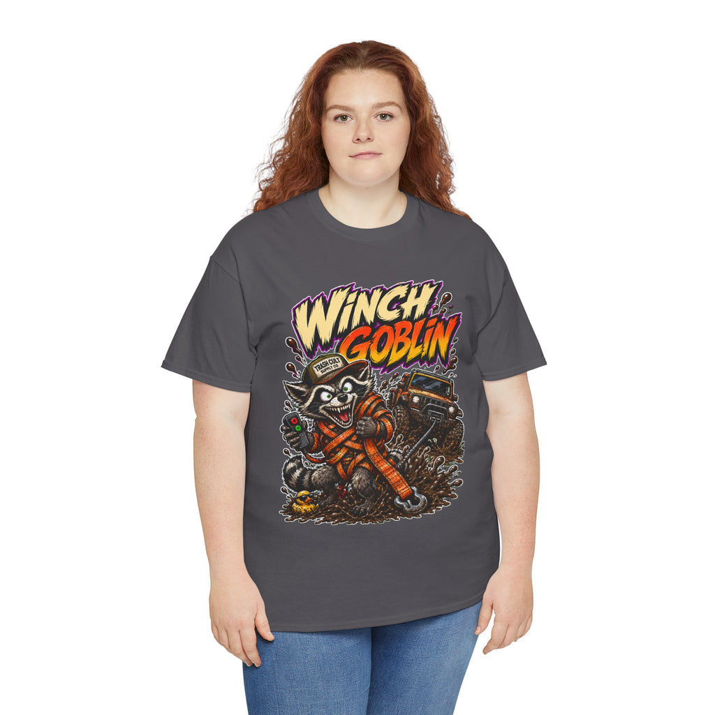 Winch Goblin Tee — Vintage Tow Truck Mechanic Graphic Shirt