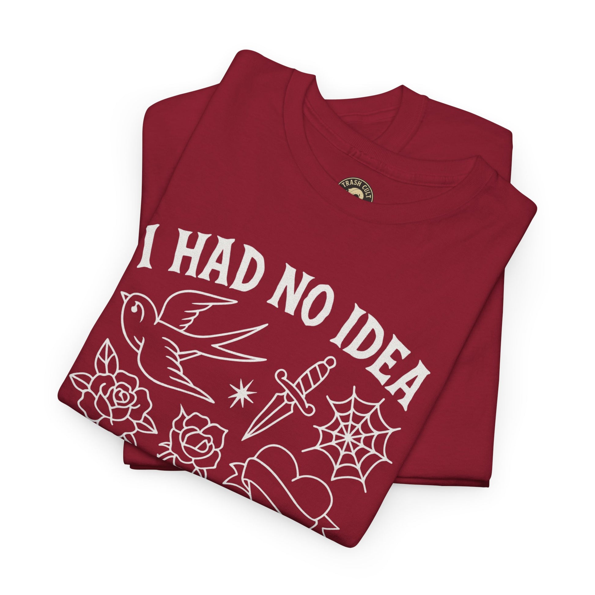 I Had No Idea These Tattoos Were Permanent Shirt – Funny Tattoo Flash Tee – Gildan 5000
