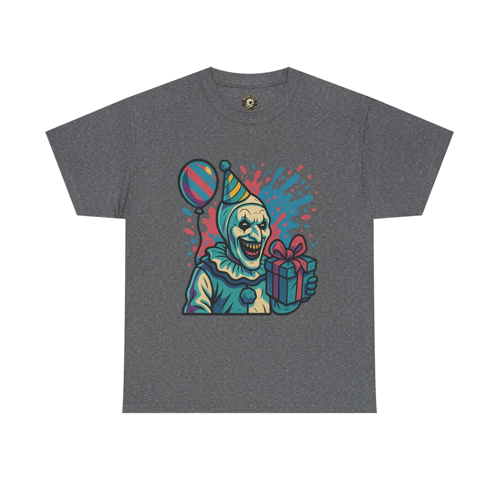 Art the Clown Birthday Shirt – New School Graffiti Horror Tee on Gildan 5000