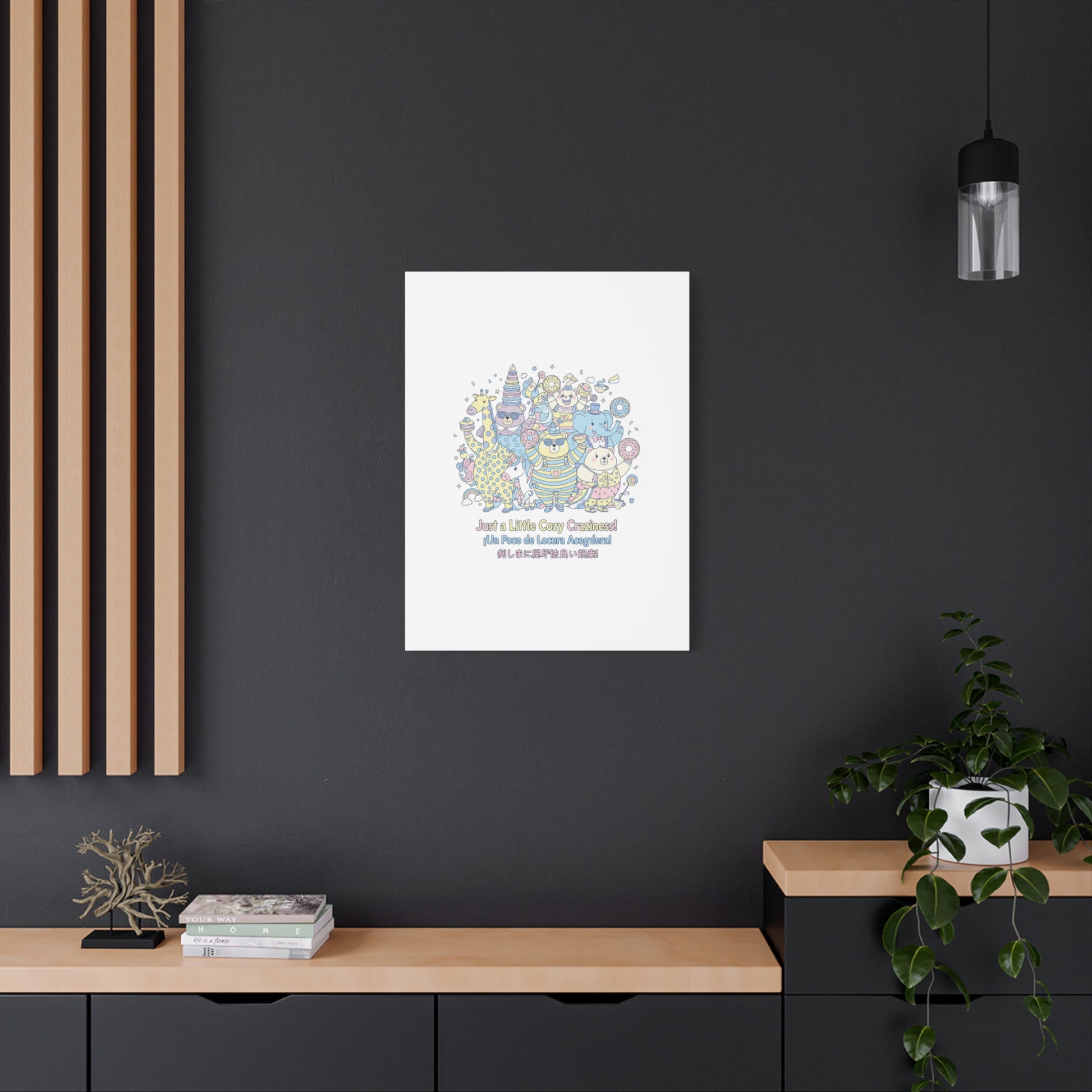 Cozy Craziness Canvas | mildly unhinged cute, whimsical weird