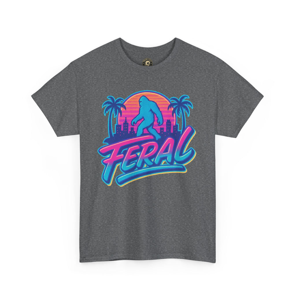 Retro Feral Bigfoot Tee – Tropical Chaos Meets Cryptid Cool