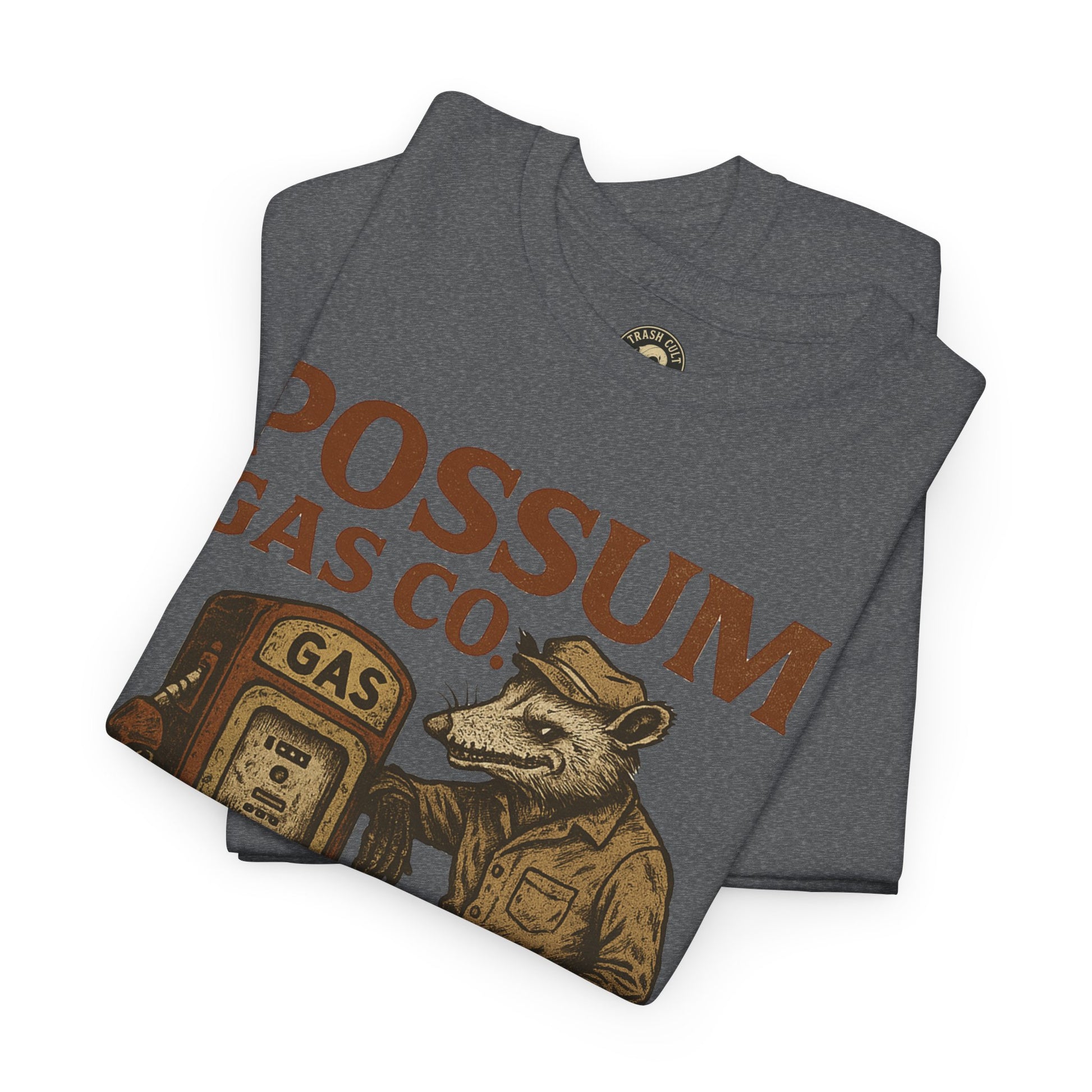 Possum Gas Co. Vintage Feral Mechanic Shirt – Trash Cult Supply Co. – Gildan 5000