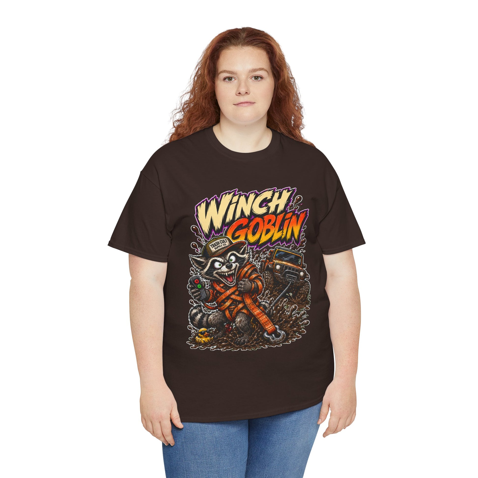 Winch Goblin Tee — Vintage Tow Truck Mechanic Graphic Shirt