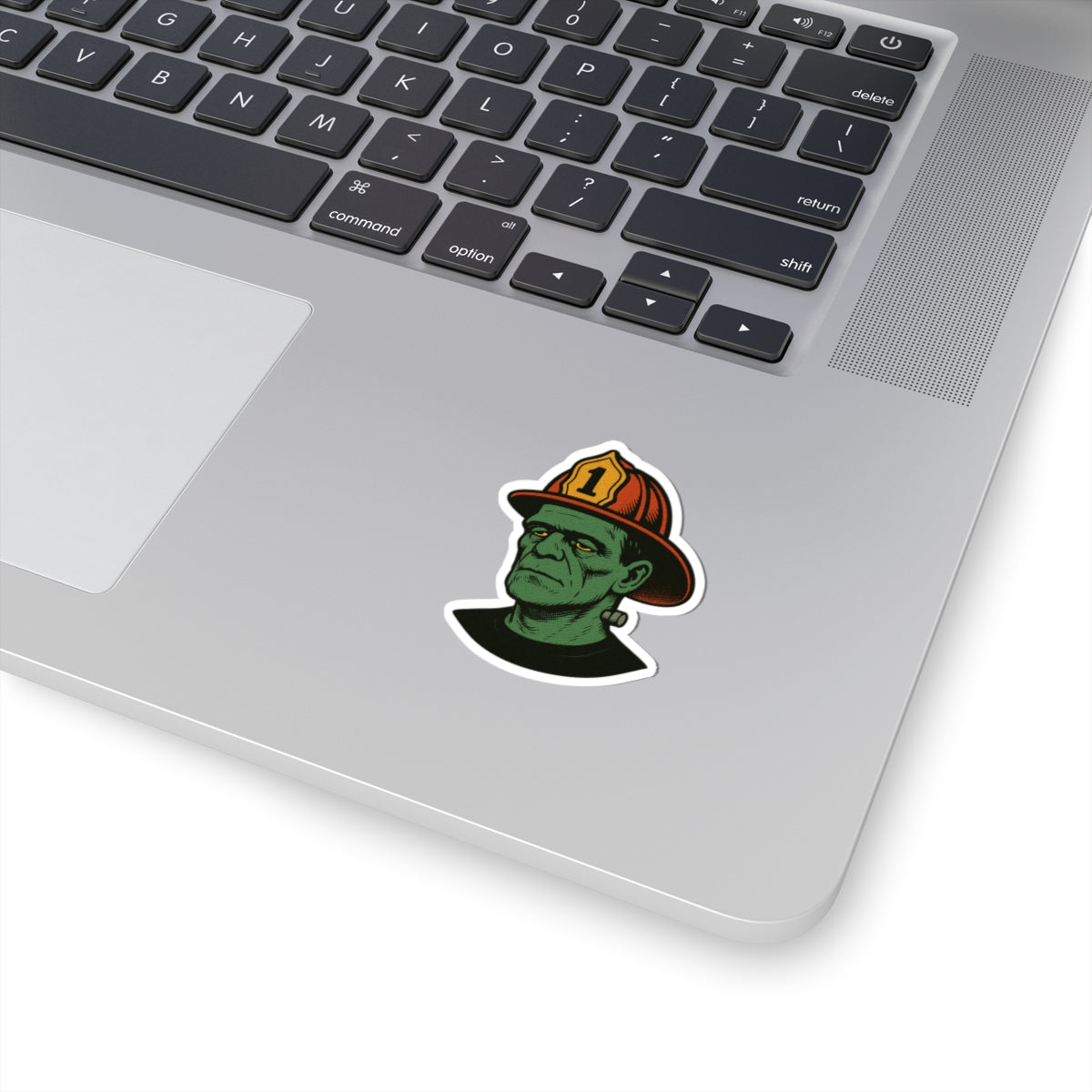 Frankenstein Firefighter Stickers, Funny Vinyl Decals for Halloween, Gifts for Firefighters, Laptop & Car Stickers, Spooky Decor