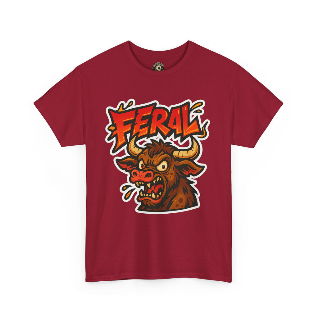 Feral Graphic Tee, Unisex T-Shirt for Animal Lovers, Casual Wear, Birthday Gift, Unique Design, Everyday Style