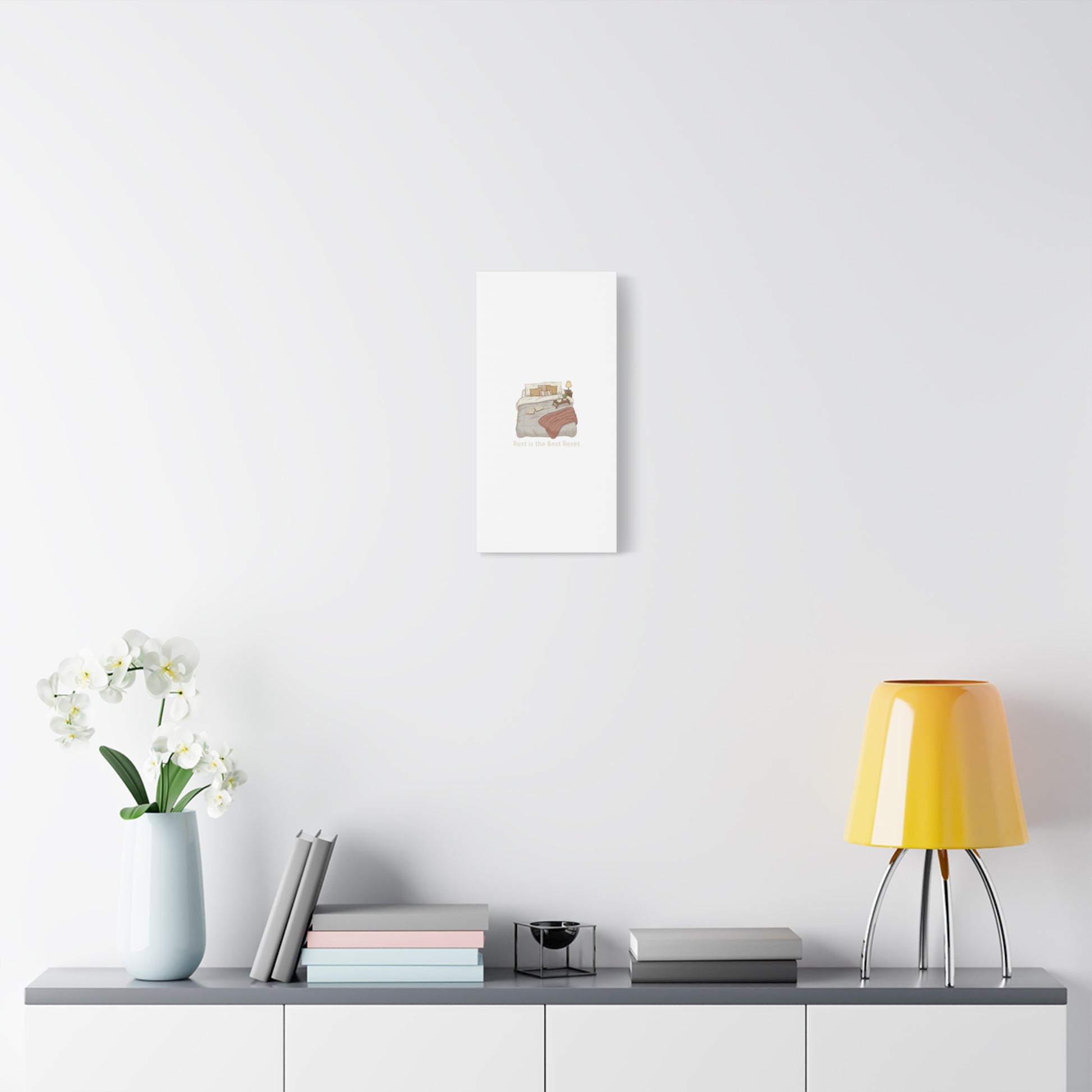 Rest is the Best Reset Canvas | sleepy humor, restful vibes