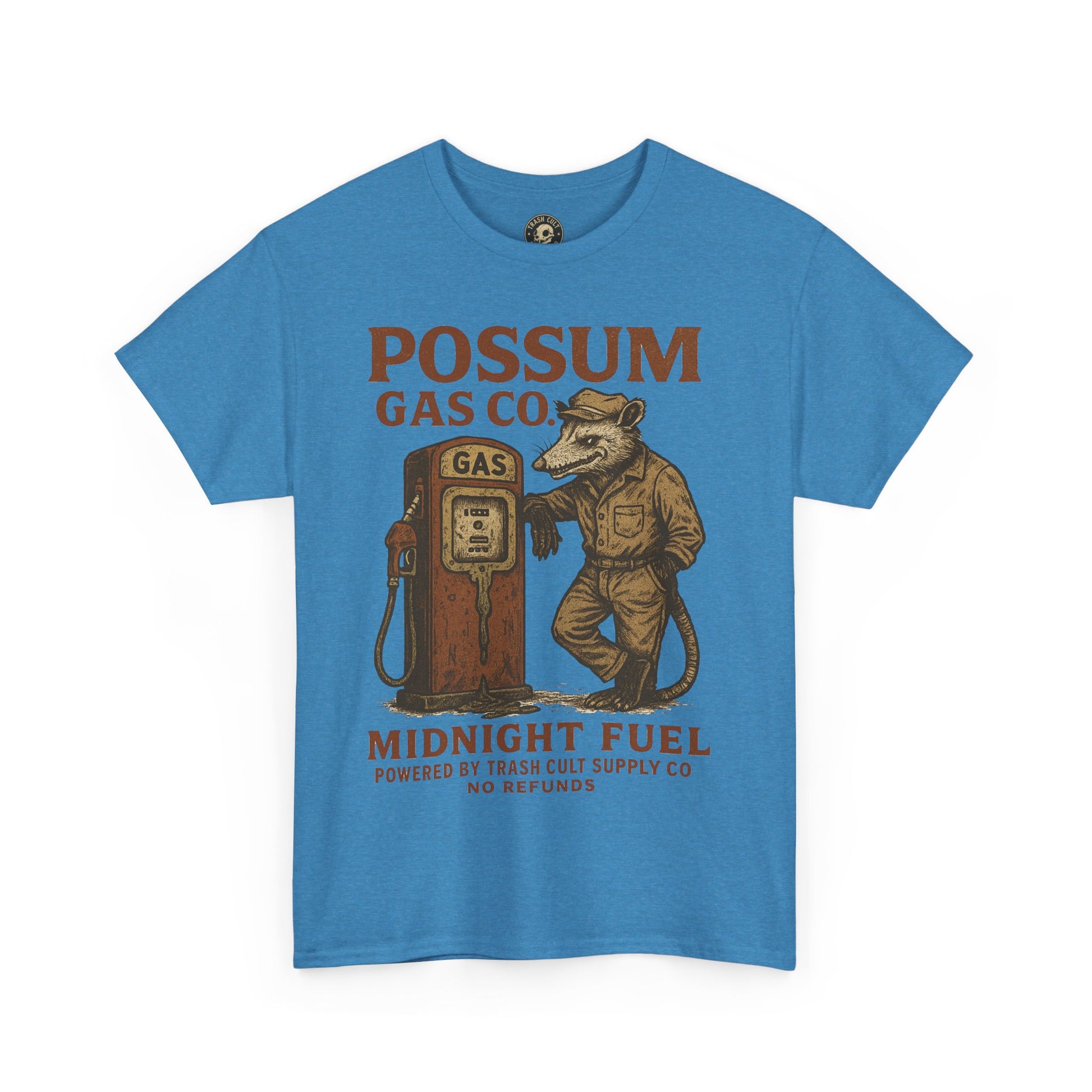 Possum Gas Co. Vintage Feral Mechanic Shirt – Trash Cult Supply Co. – Gildan 5000
