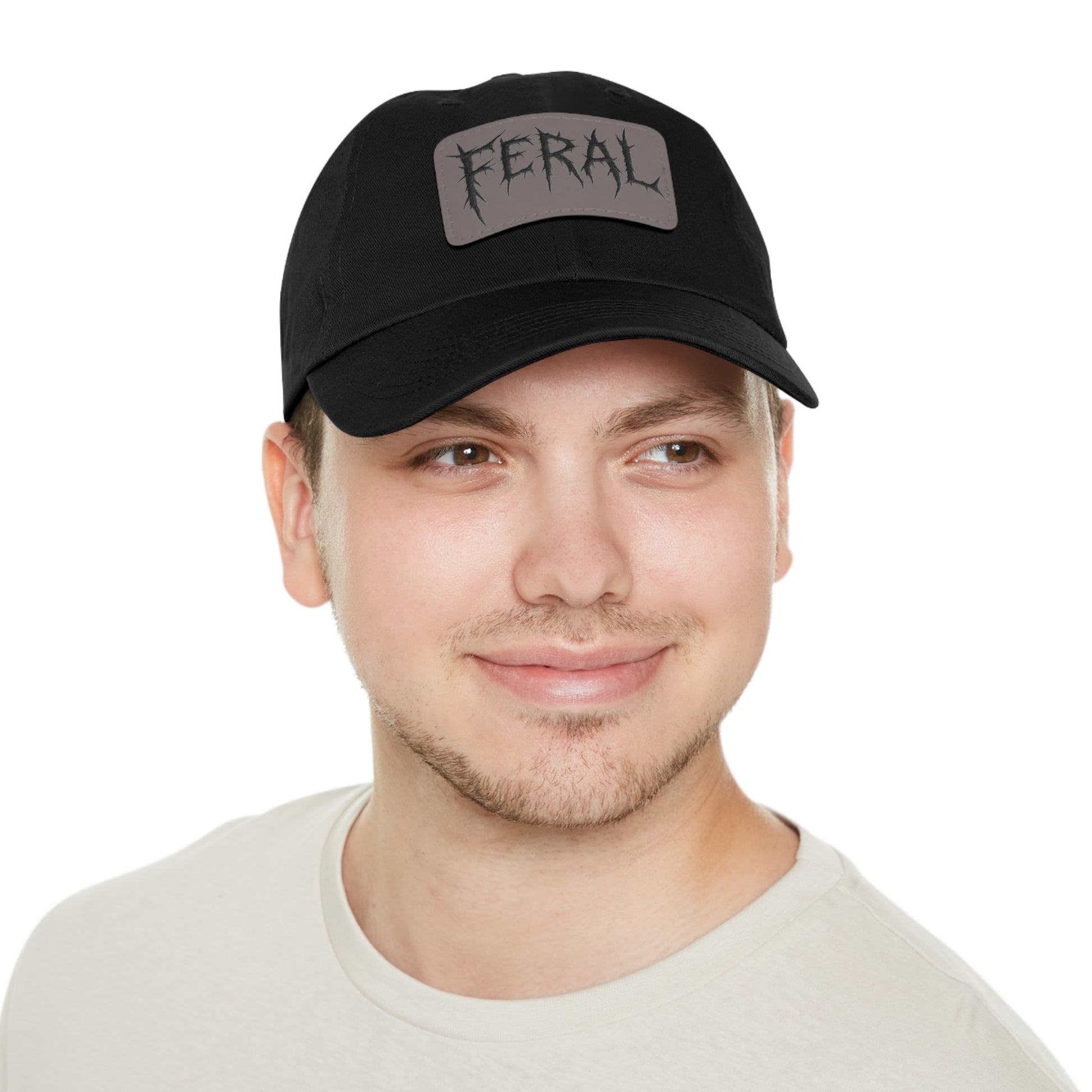 FERAL Embroidered Leather Patch Hat – Trash Cult Supply Co.