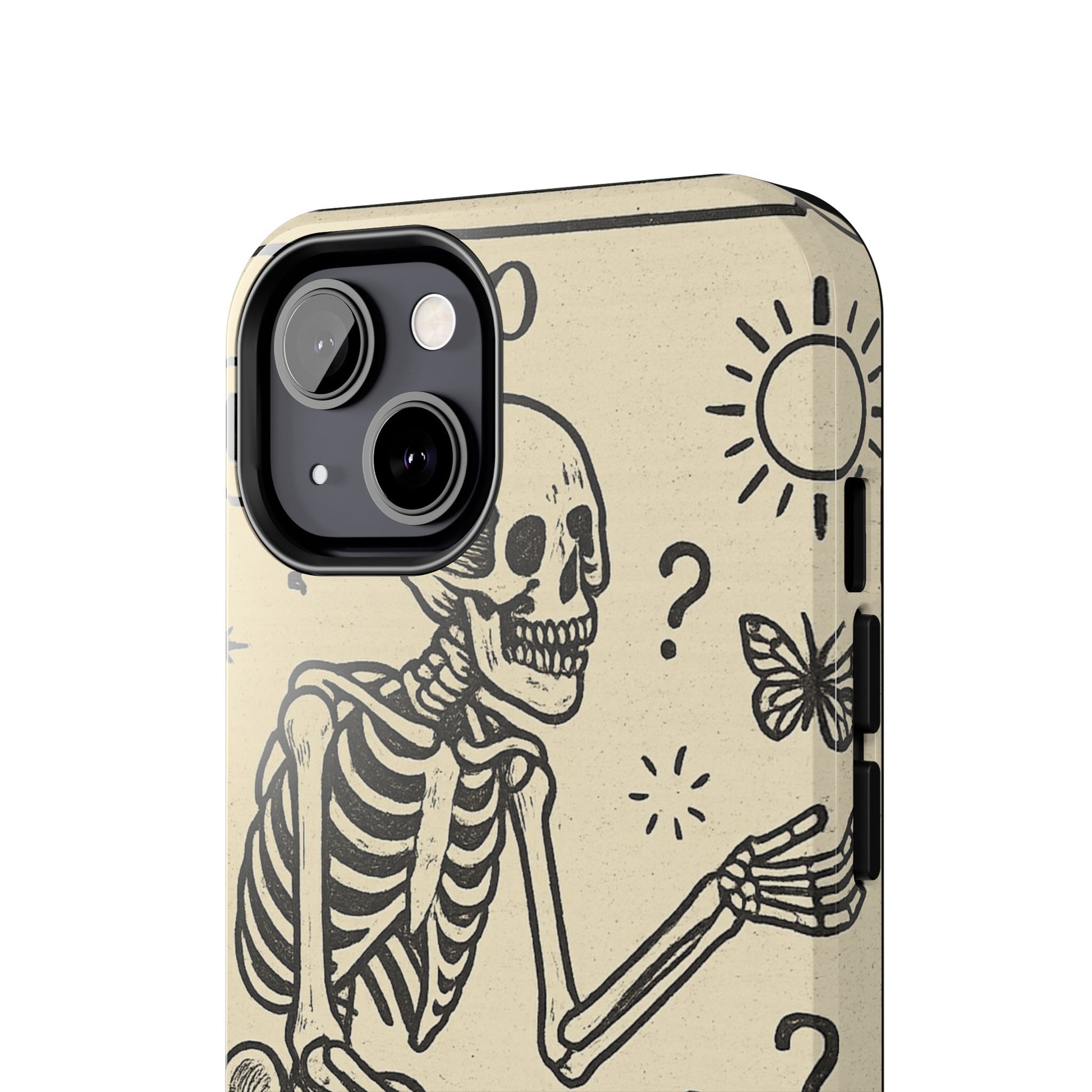 Skeleton ADHD Phone Cases, Unique Phone Cover, Funny ADHD Gift, Quirky Skeleton Design, Cool Accessories for Everyone