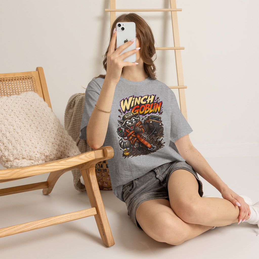 Winch Goblin Tee — Vintage Tow Truck Mechanic Graphic Shirt