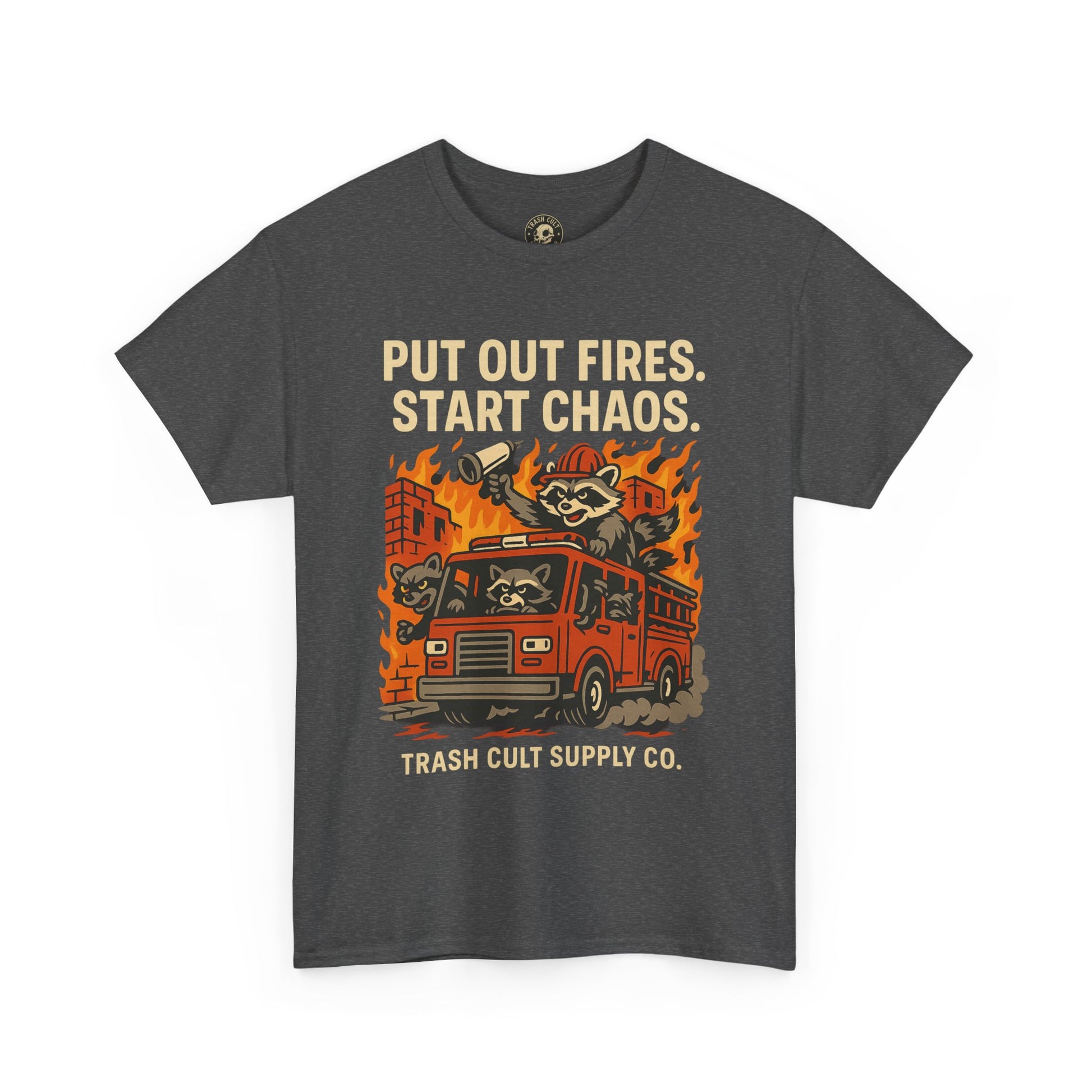 Put Out Fires Start Chaos Unisex Heavy Cotton Tee | Funny Firefighter Shirt | Casual Wear | Gift for Firefighter Lovers, Firefighter [...]