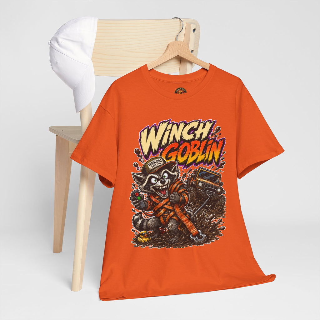 Winch Goblin Tee — Vintage Tow Truck Mechanic Graphic Shirt