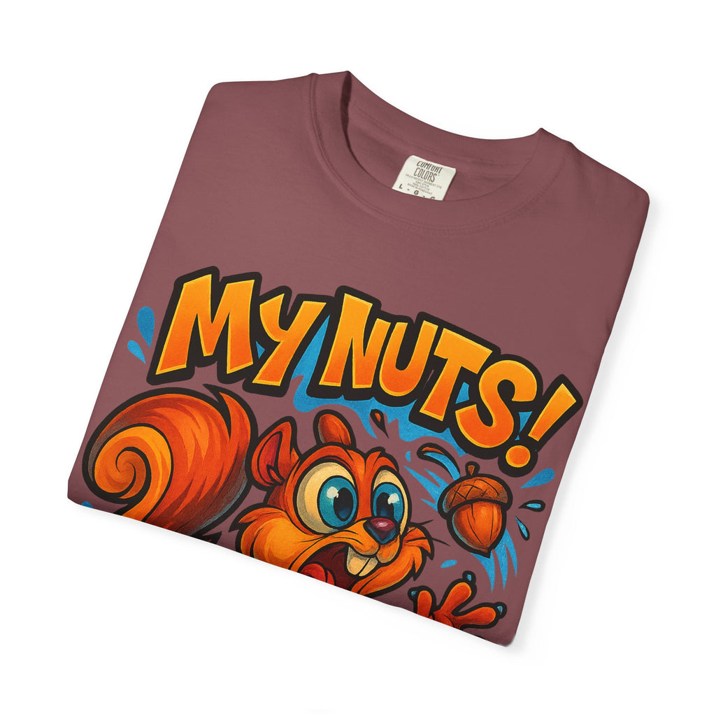 My Nuts! Squirrel Shirt – Funny New School Tattoo Style Tee | Gildan 5000
