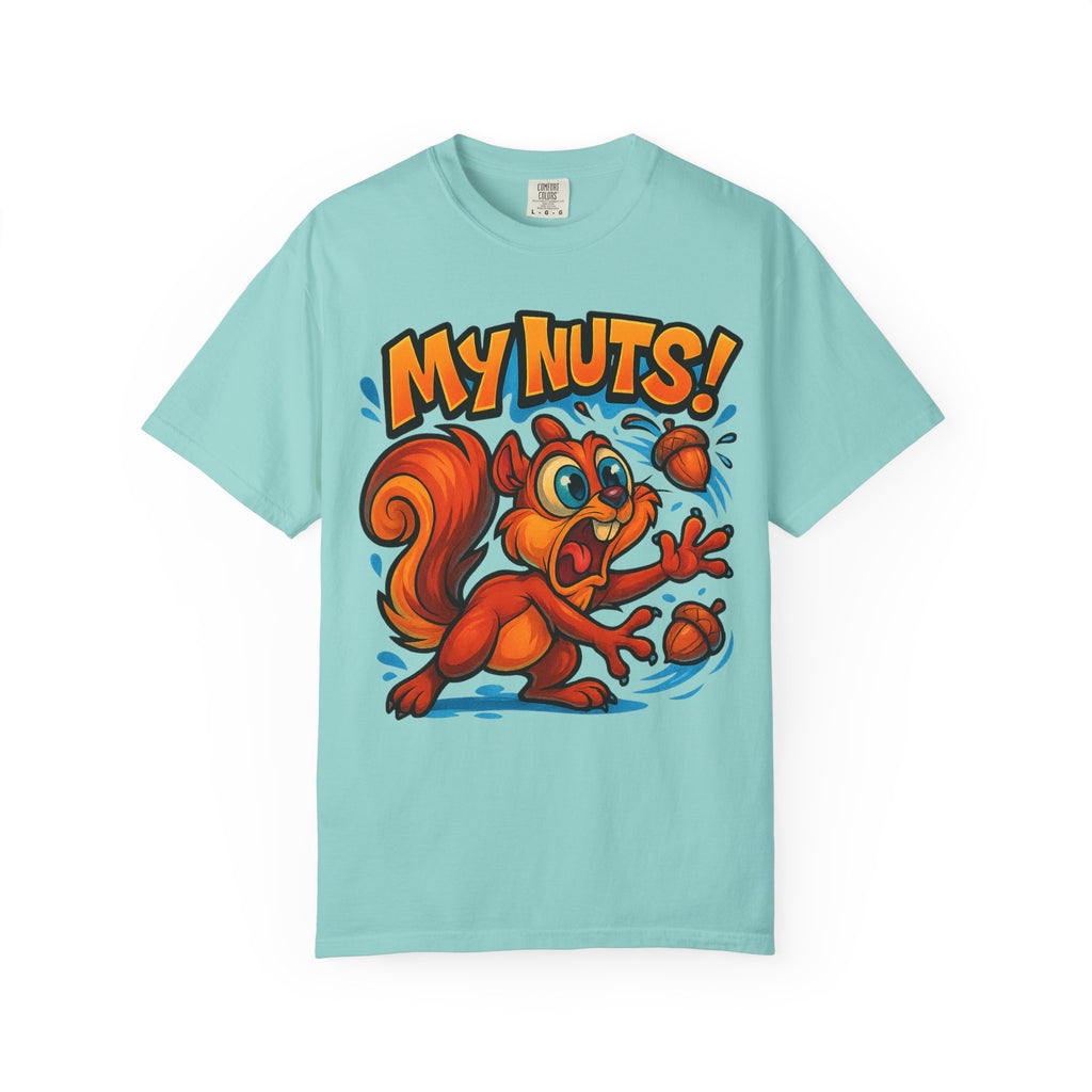 My Nuts! Squirrel Shirt – Funny New School Tattoo Style Tee | Gildan 5000