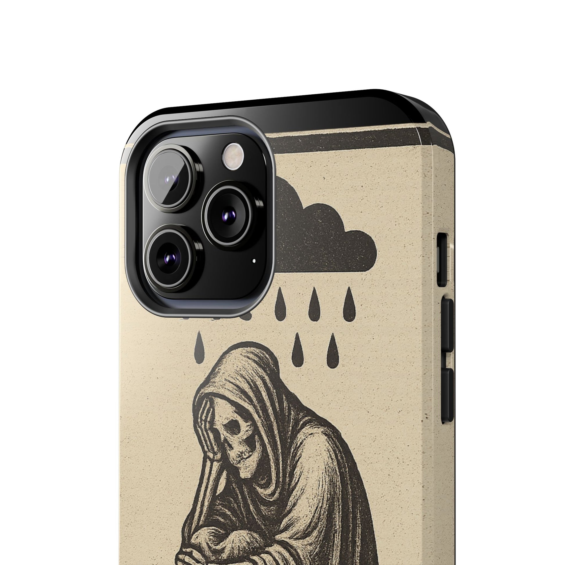 Dark Humor Phone Case, Goth iPhone Cover, Macabre Gift, Depression Art Case, Unique Phone Protector
