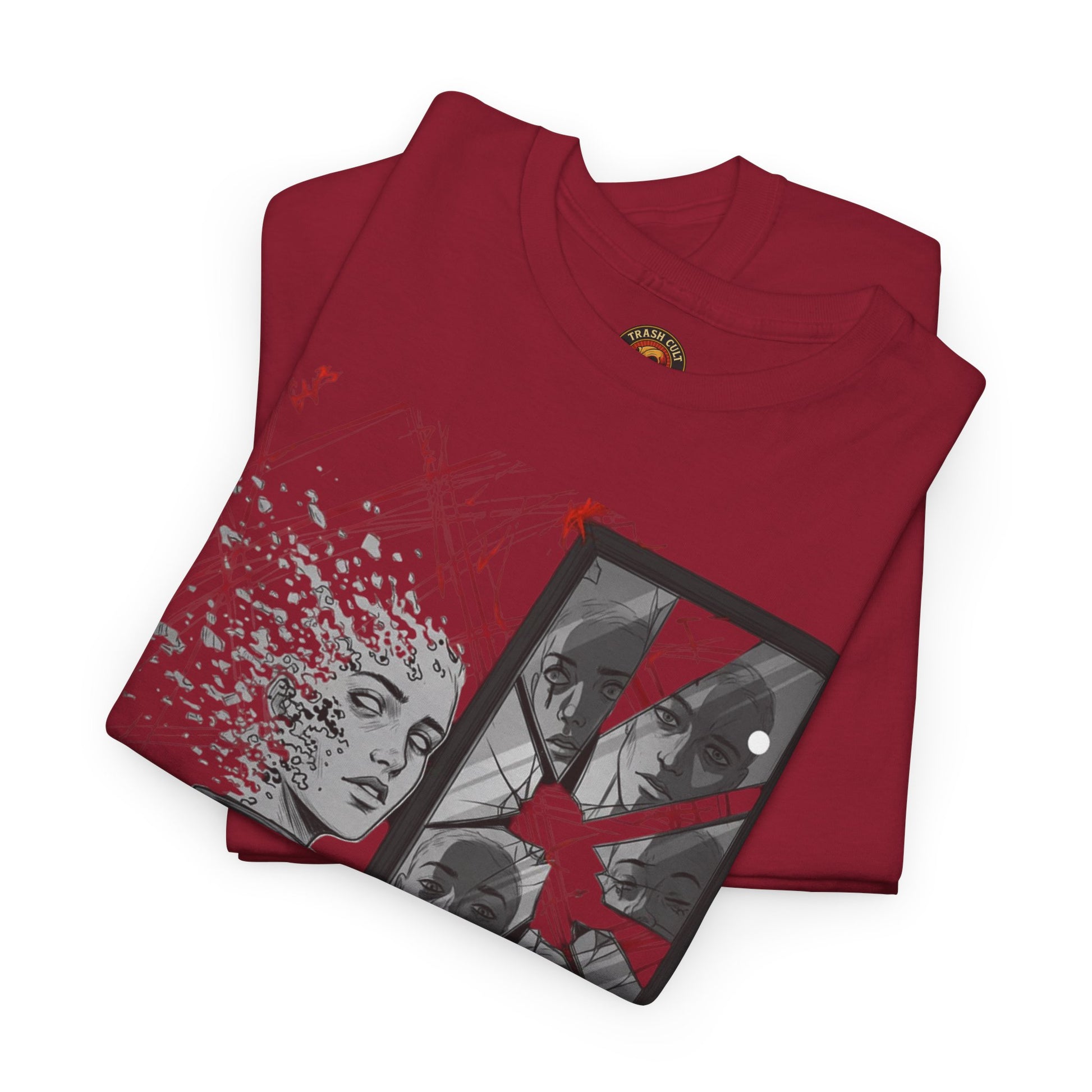 Xian Allen x Trash Cult Shirt – “Don’t Look Too Close” | Surreal Dark Art T-Shirt