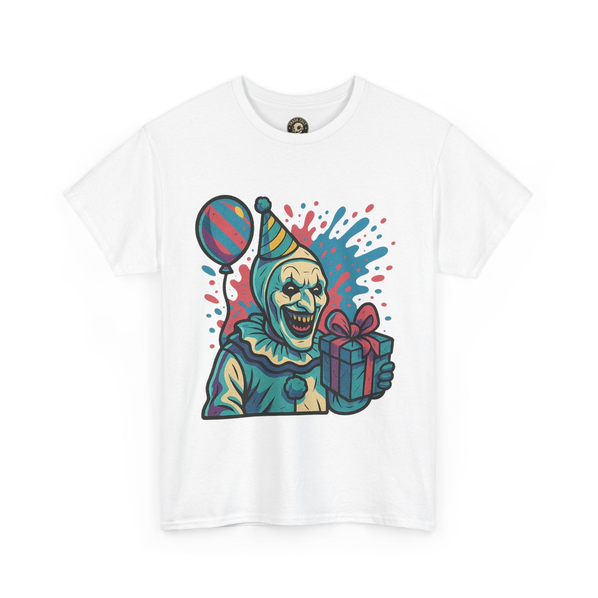 Art the Clown Birthday Shirt – New School Graffiti Horror Tee on Gildan 5000
