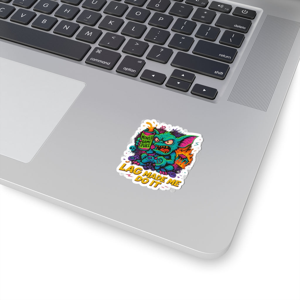 Lag Made Me Do It – Limited Edition Kiss Cut Sticker | Illuminasty Drop