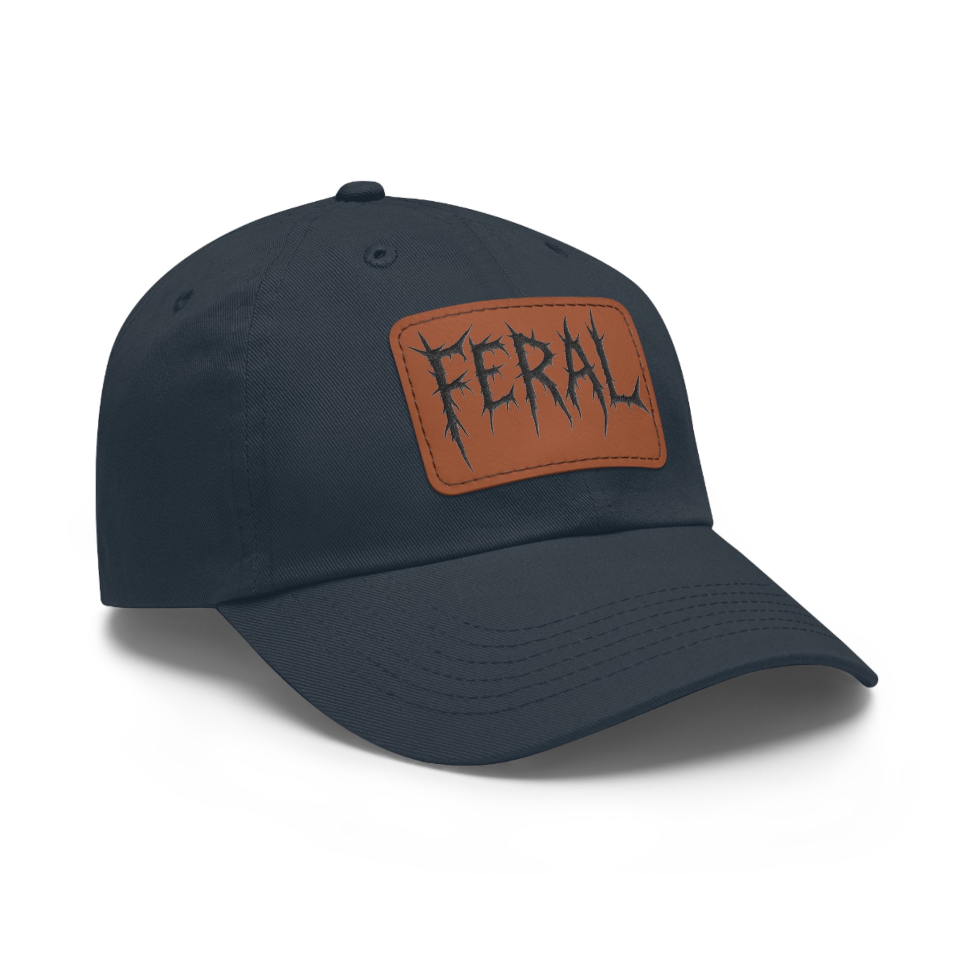 FERAL Embroidered Leather Patch Hat – Trash Cult Supply Co.