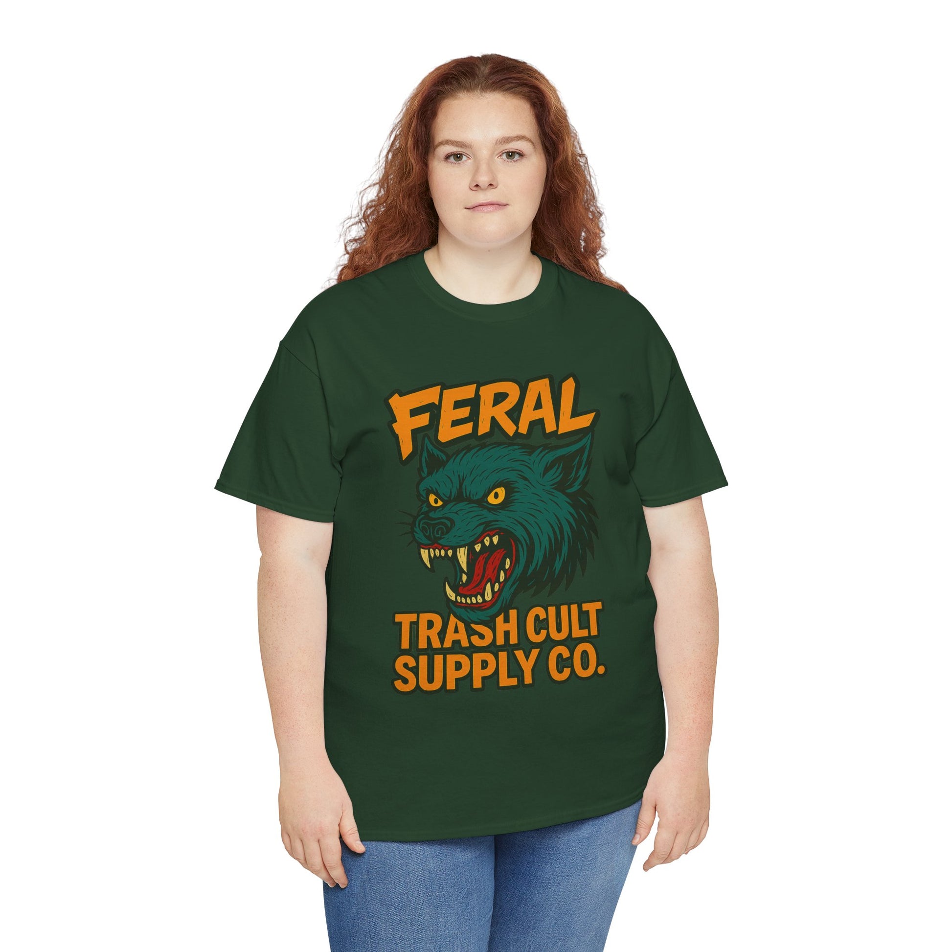 FERAL Wolverine Shirt – Trash Cult Graffiti Tee (Gildan 5000)