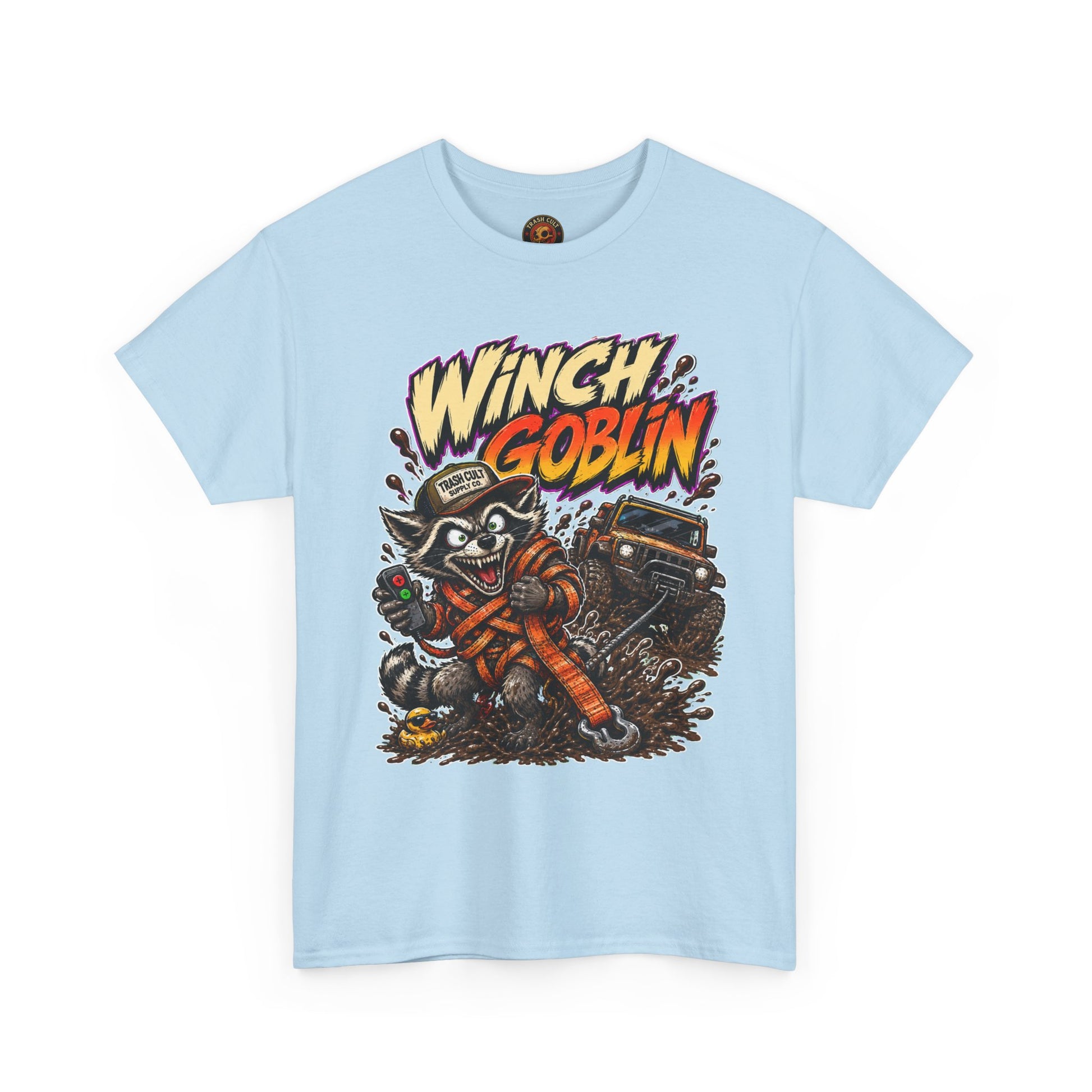 Winch Goblin Tee — Vintage Tow Truck Mechanic Graphic Shirt