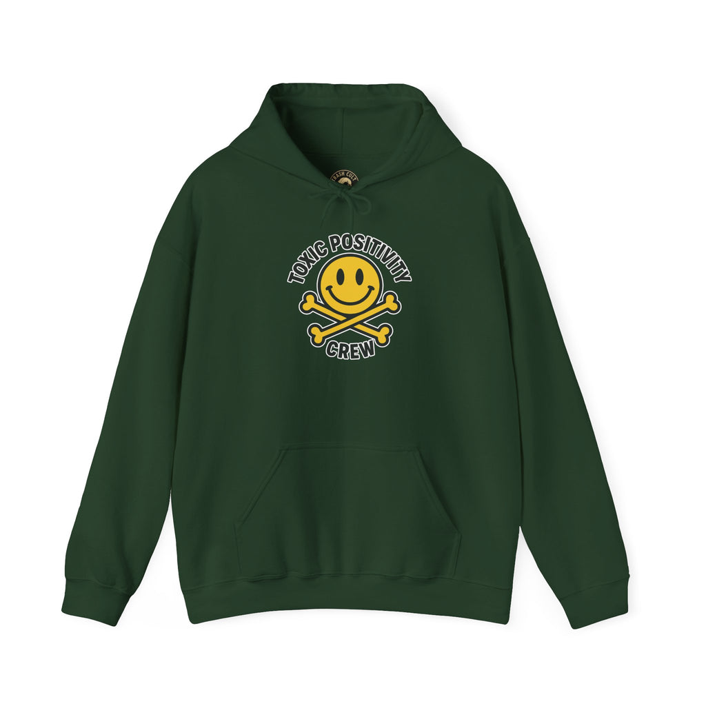 Toxic Positivity Hoodie | Unisex Hooded Sweatshirt | Comfortable Casual Wear, Gift for Friends, Positive Vibes, Streetwear Style