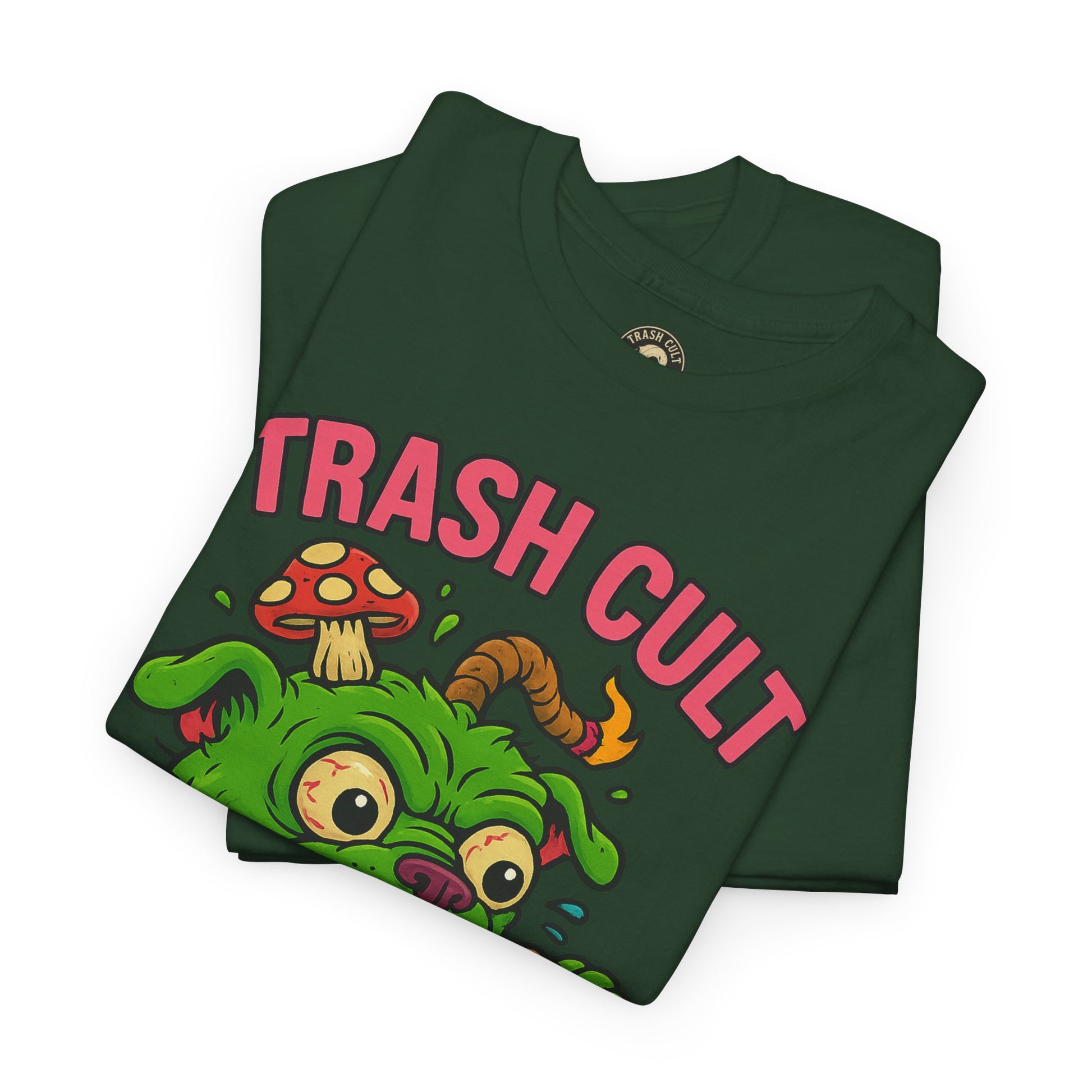 Feral Pizza Monster Shirt – Trash Cult Supply Co | Gildan 5000 Graphic Tee