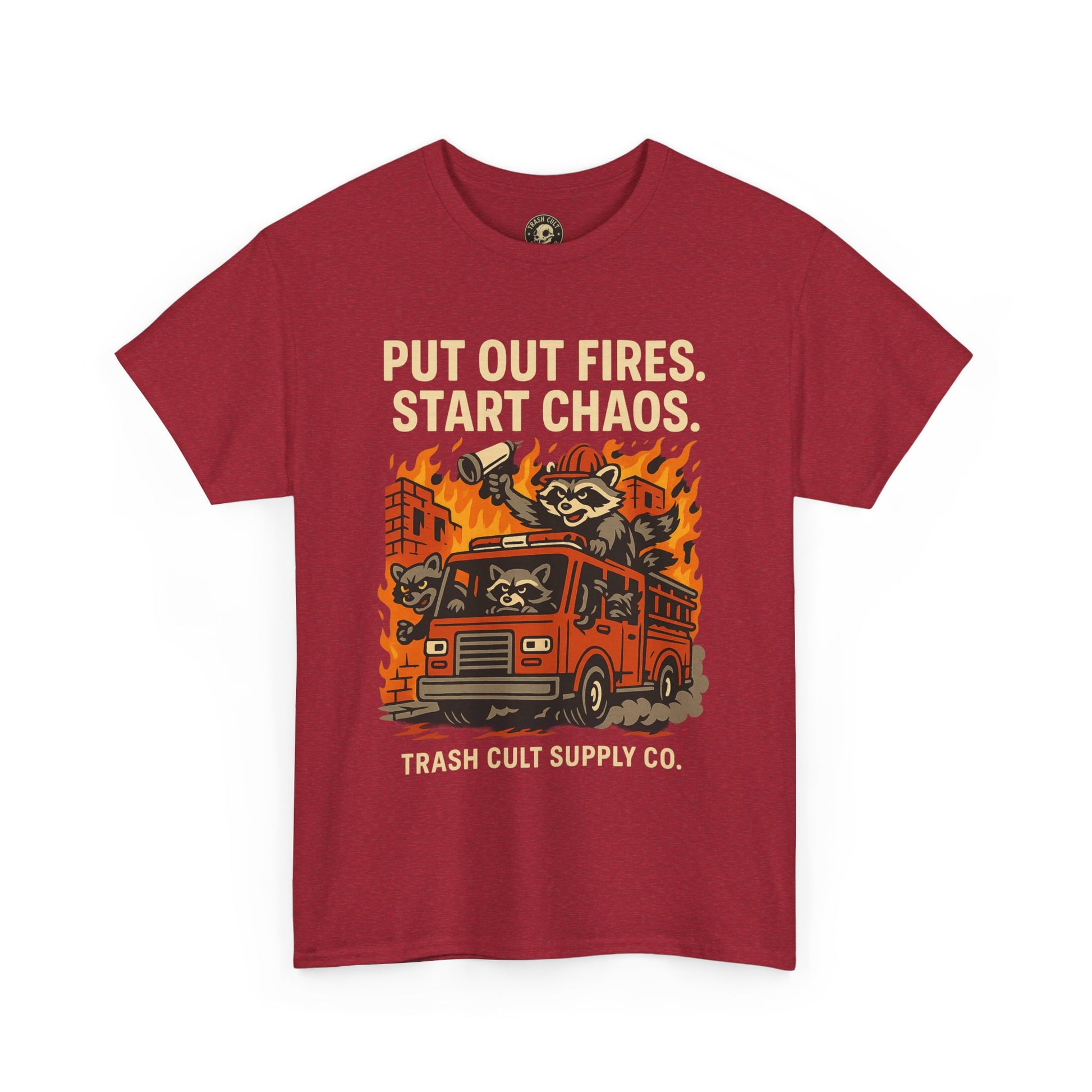 Put Out Fires Start Chaos Unisex Heavy Cotton Tee | Funny Firefighter Shirt | Casual Wear | Gift for Firefighter Lovers, Firefighter [...]