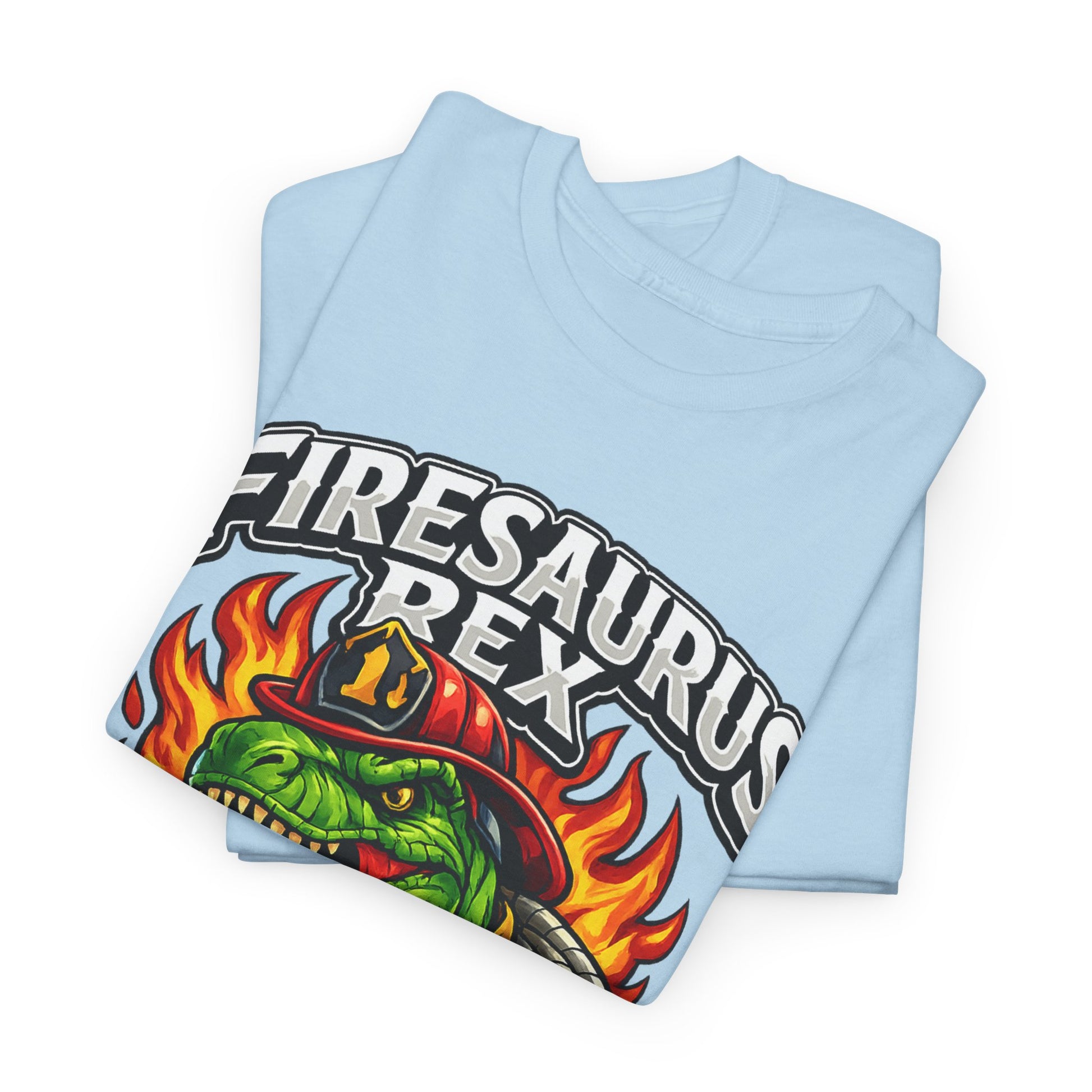 Firesaurus Rex T-Shirt — Funny Firefighter Dinosaur Tee