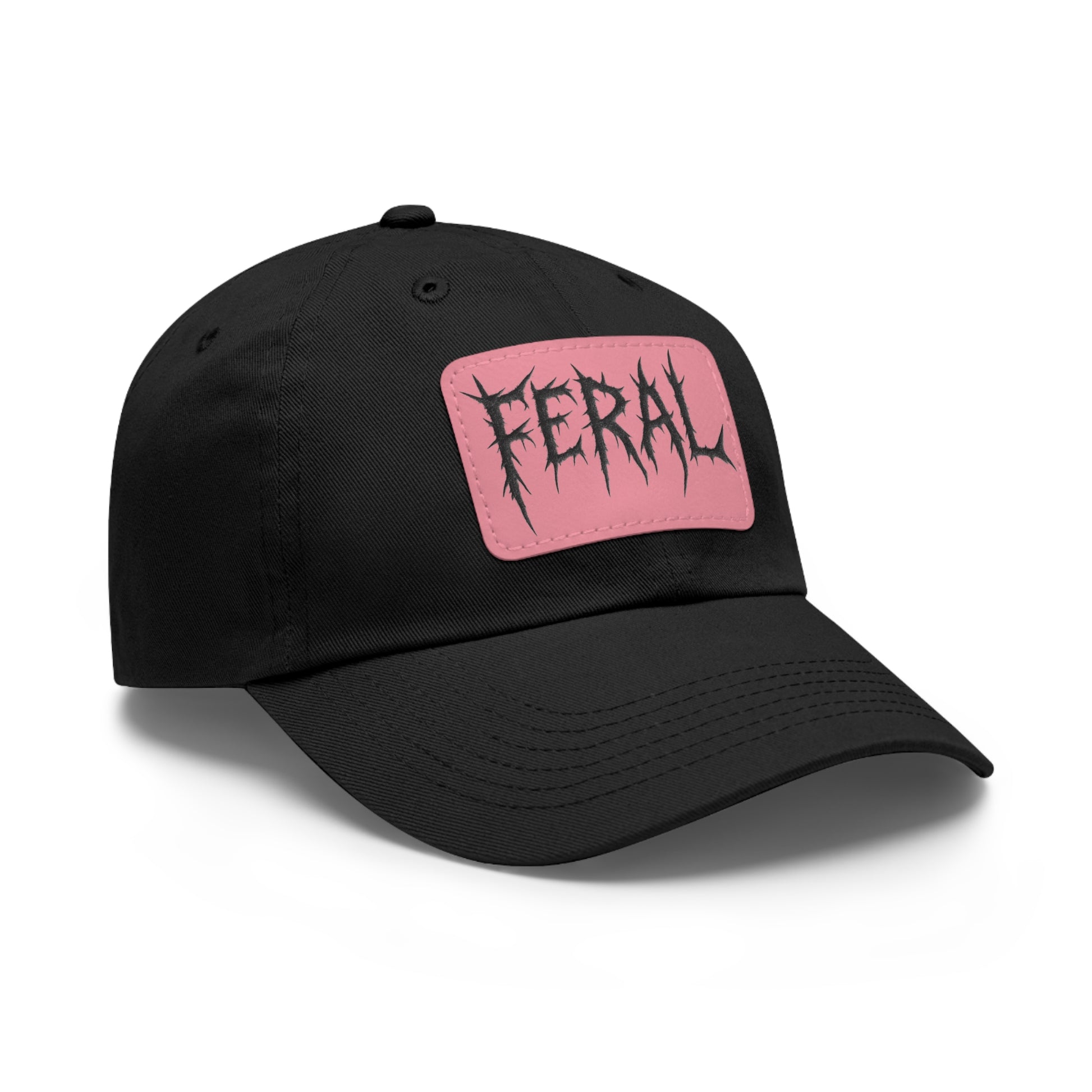 FERAL Embroidered Leather Patch Hat – Trash Cult Supply Co.