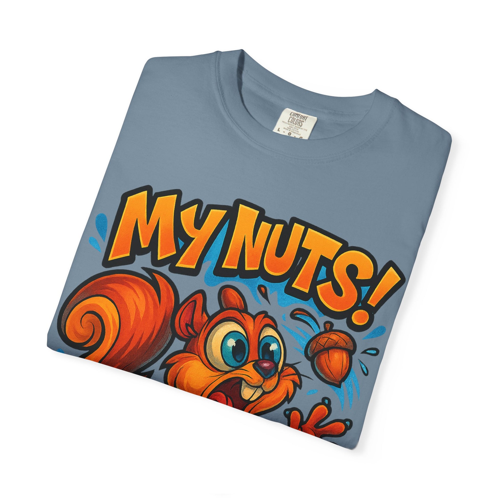 My Nuts! Squirrel Shirt – Funny New School Tattoo Style Tee | Gildan 5000